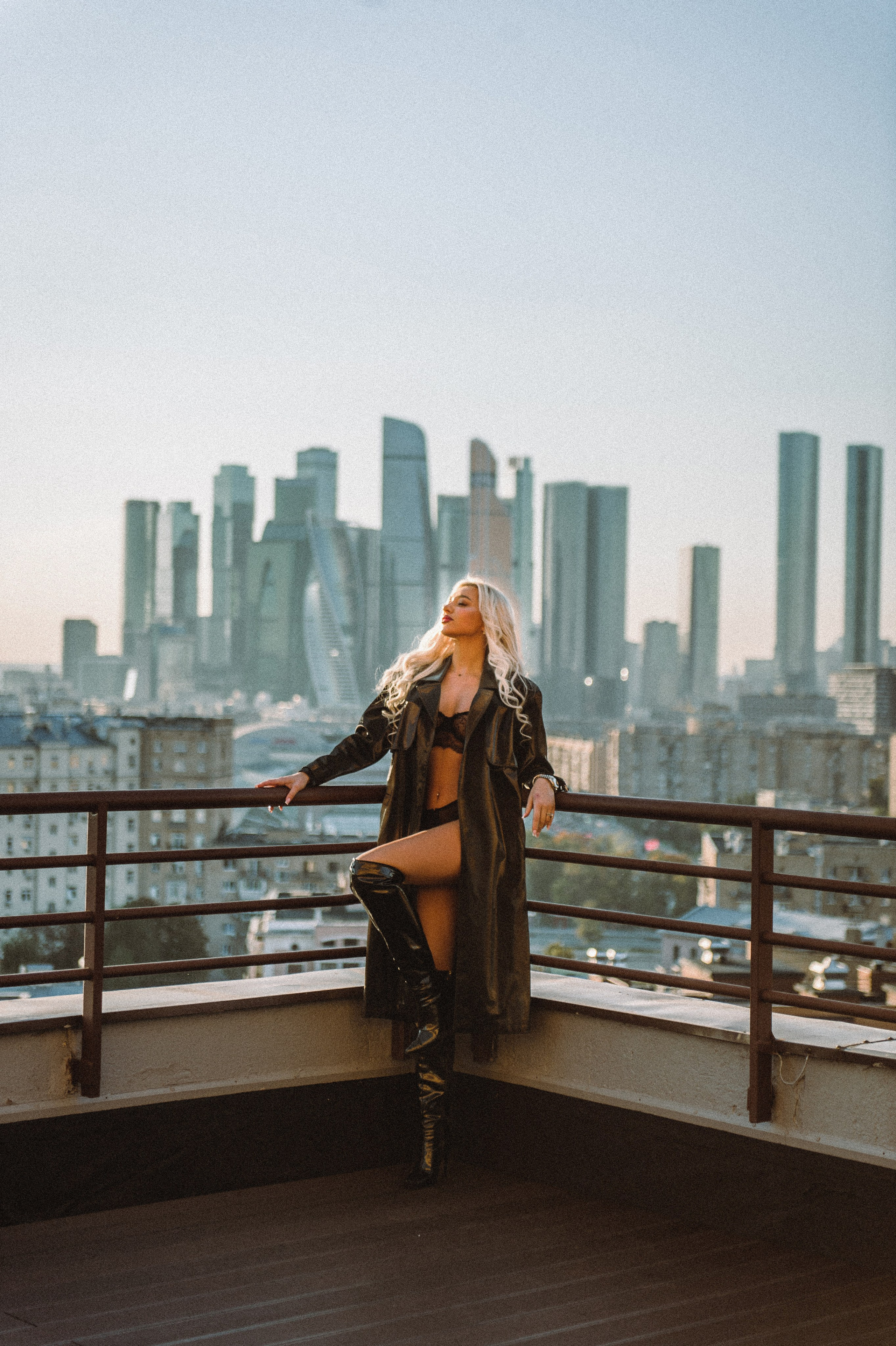 Фотосессия на крыше (Москва). Тучина Дарья фотограф