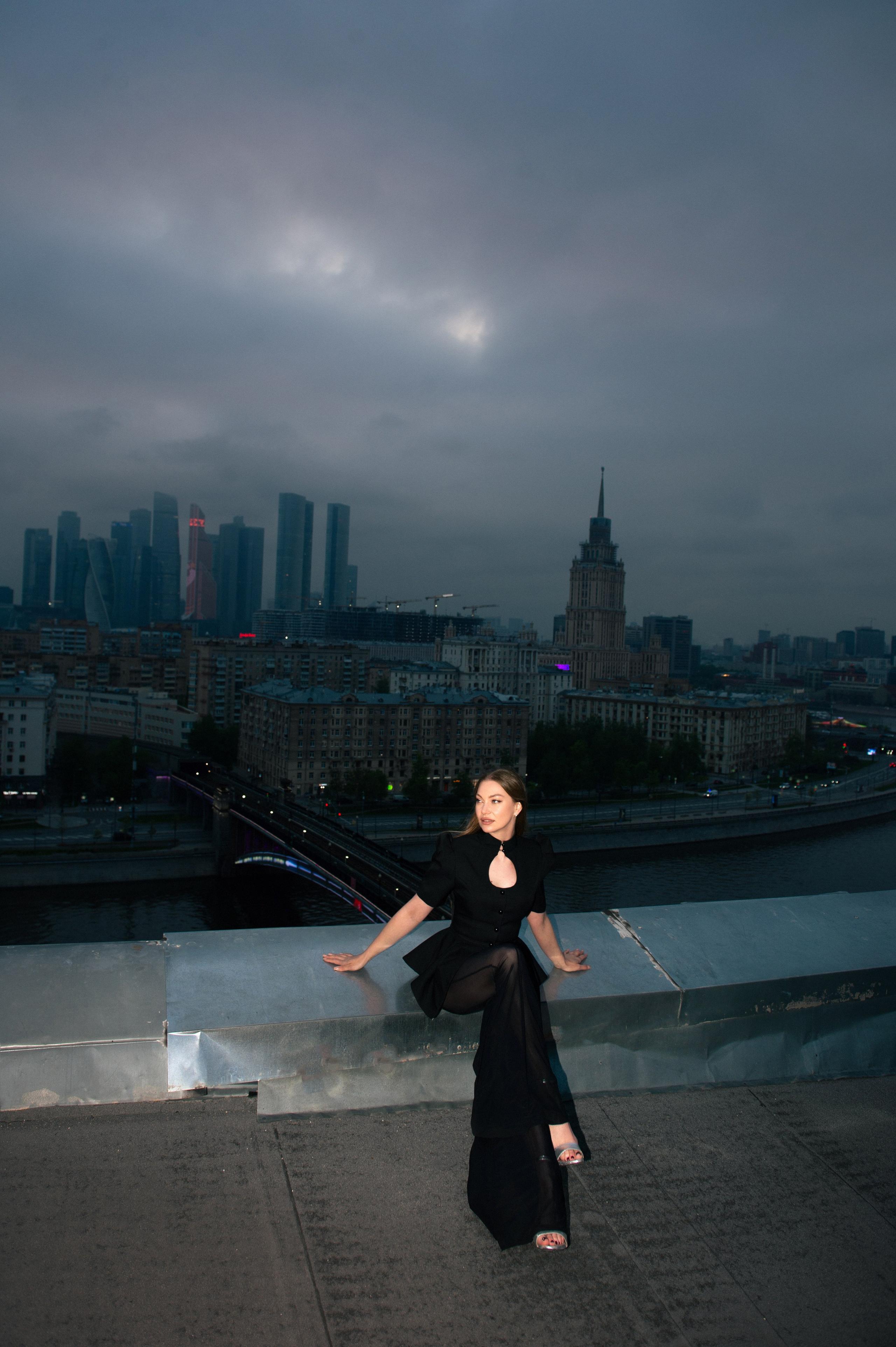 Фотосессия на крыше (Москва). Тучина Дарья фотограф