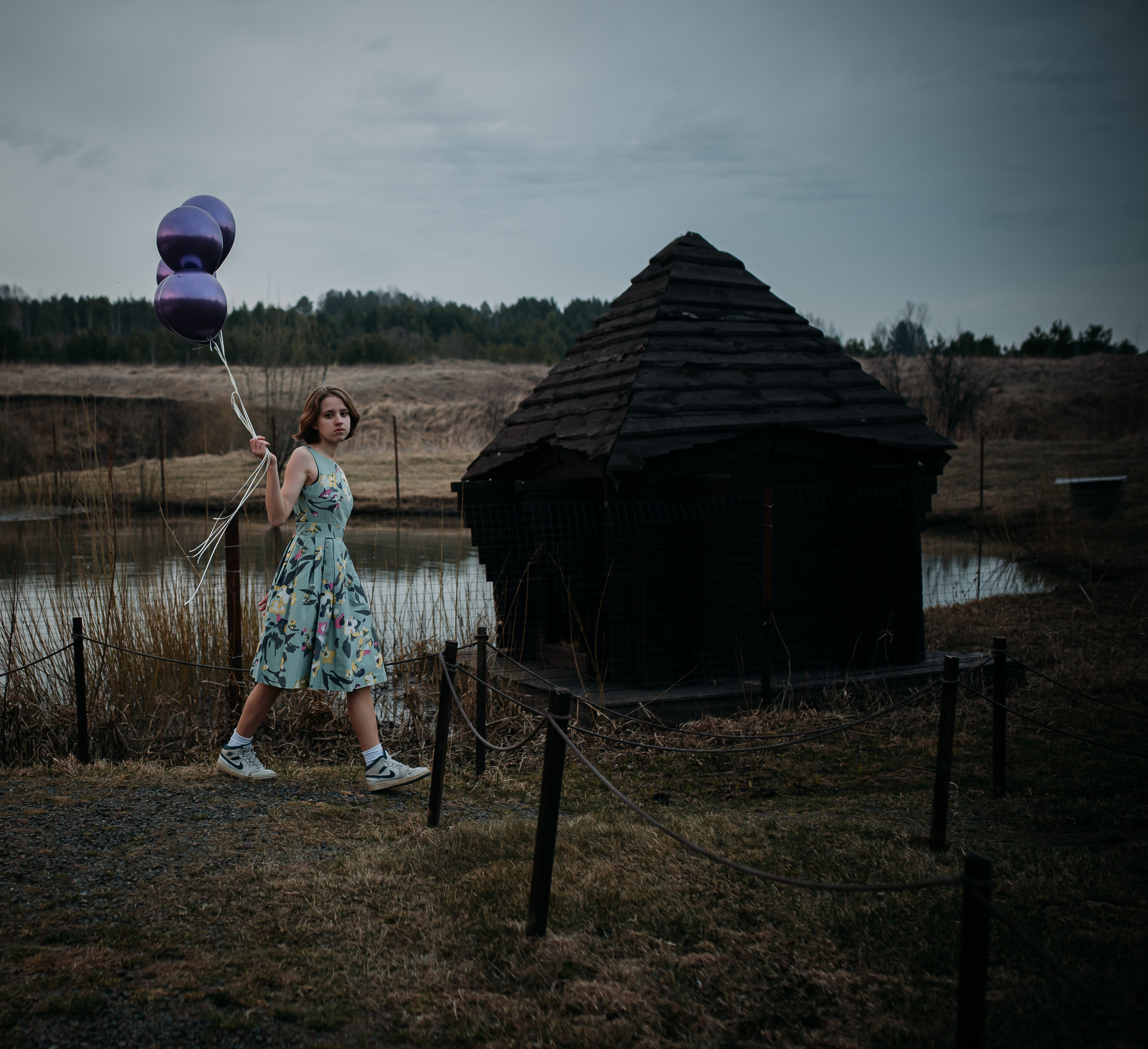 Лаки парк весна шарики. Фотограф в Болгарии. Фотограф в Созополе