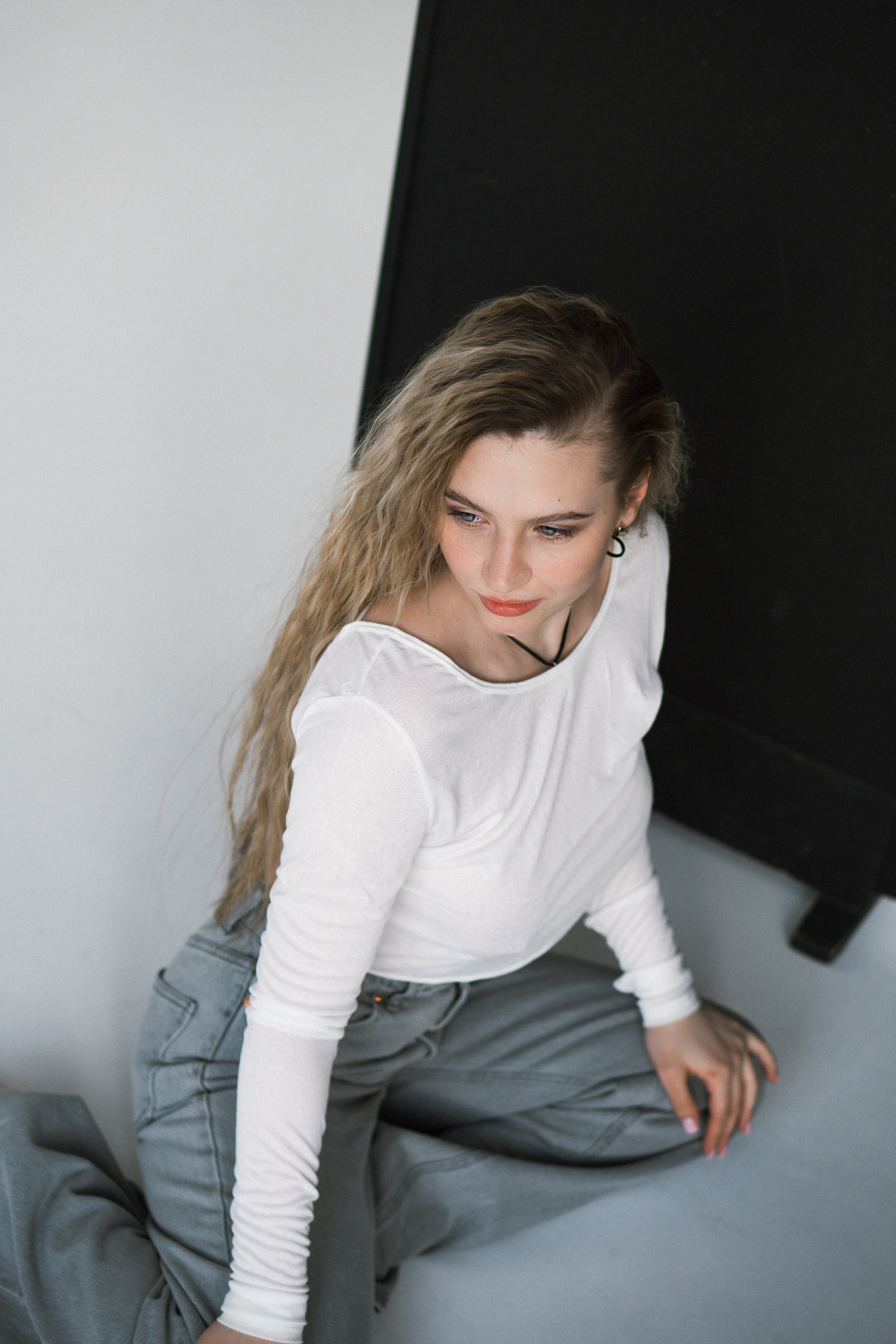 Персональная женская фотосессия в студии. Фотограф Москва