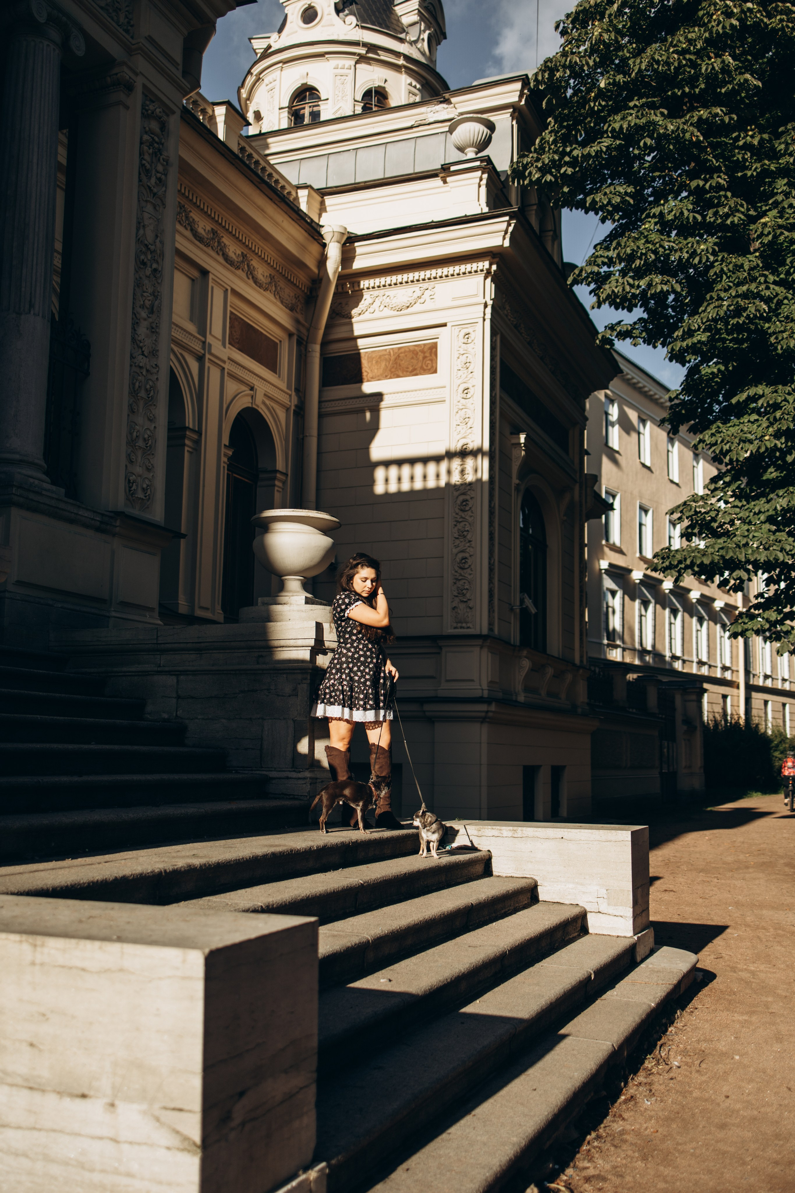 Даша и ее мальчики. Фотограф — Анималист | Санкт-Петербург