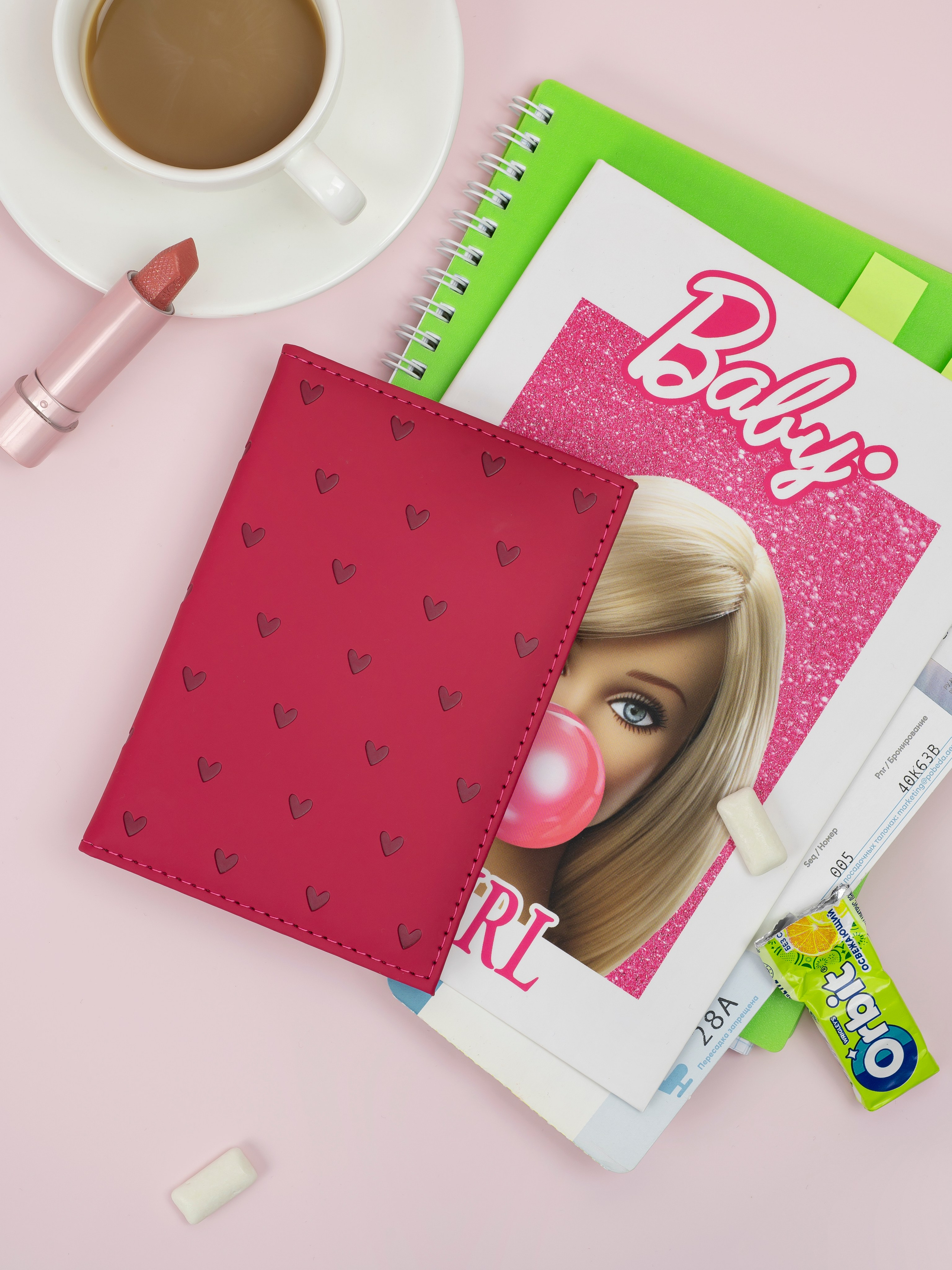 Фотосъемка обложки для паспорта в ярком стиле