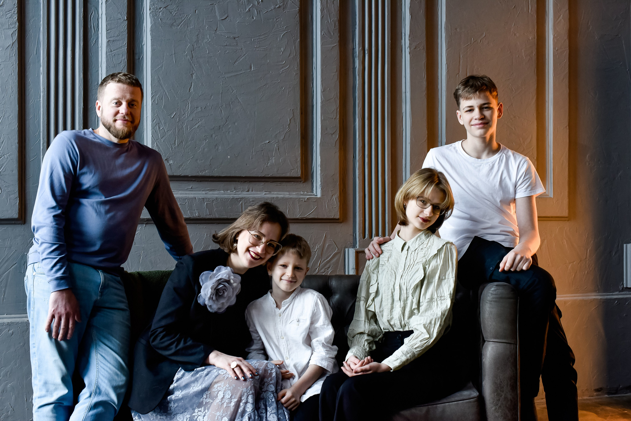 Дружная семья Настеньки