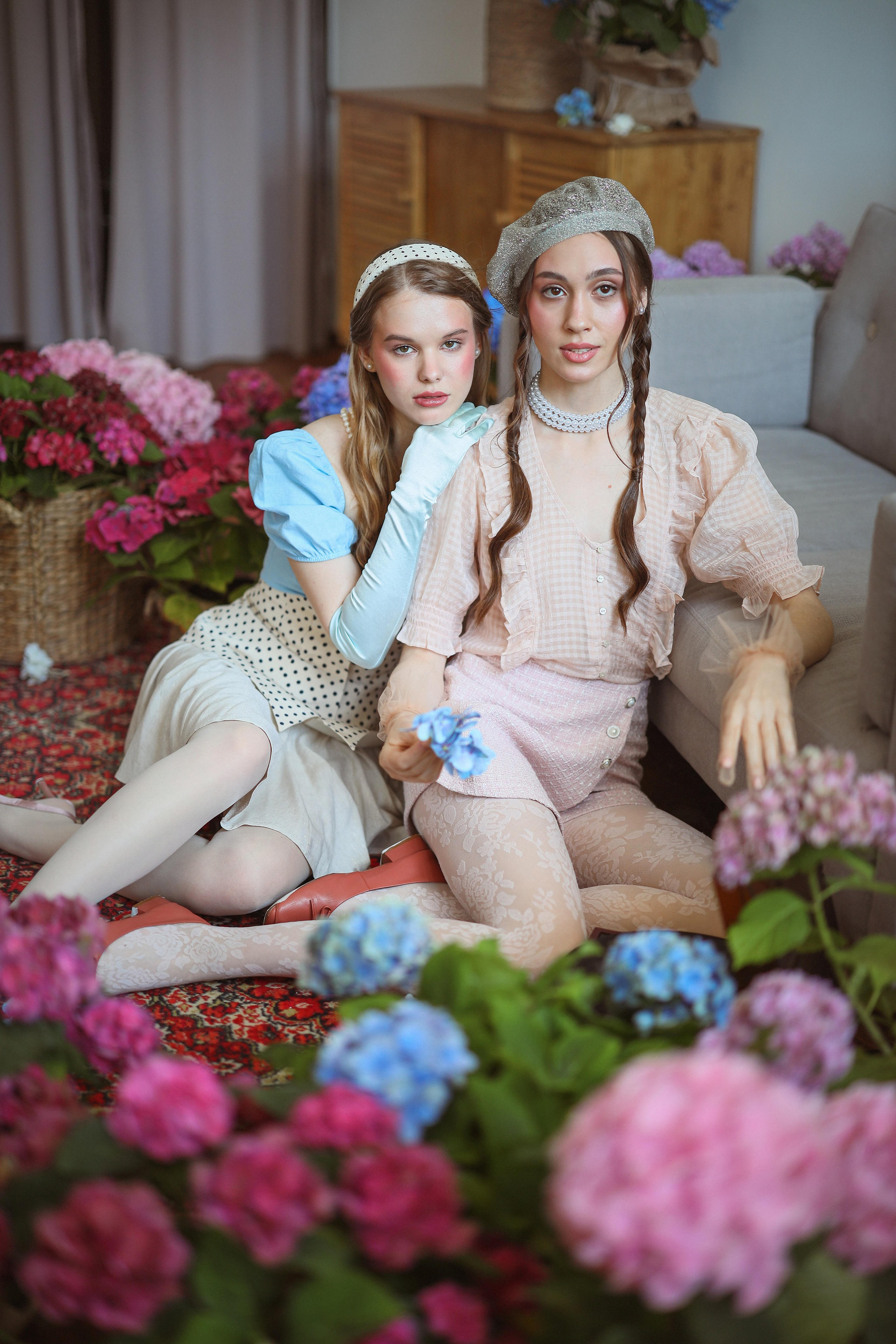 Фотосессия в гортензиях. Свадебный и семейный фотограф в Абхазии Жанна Соснина