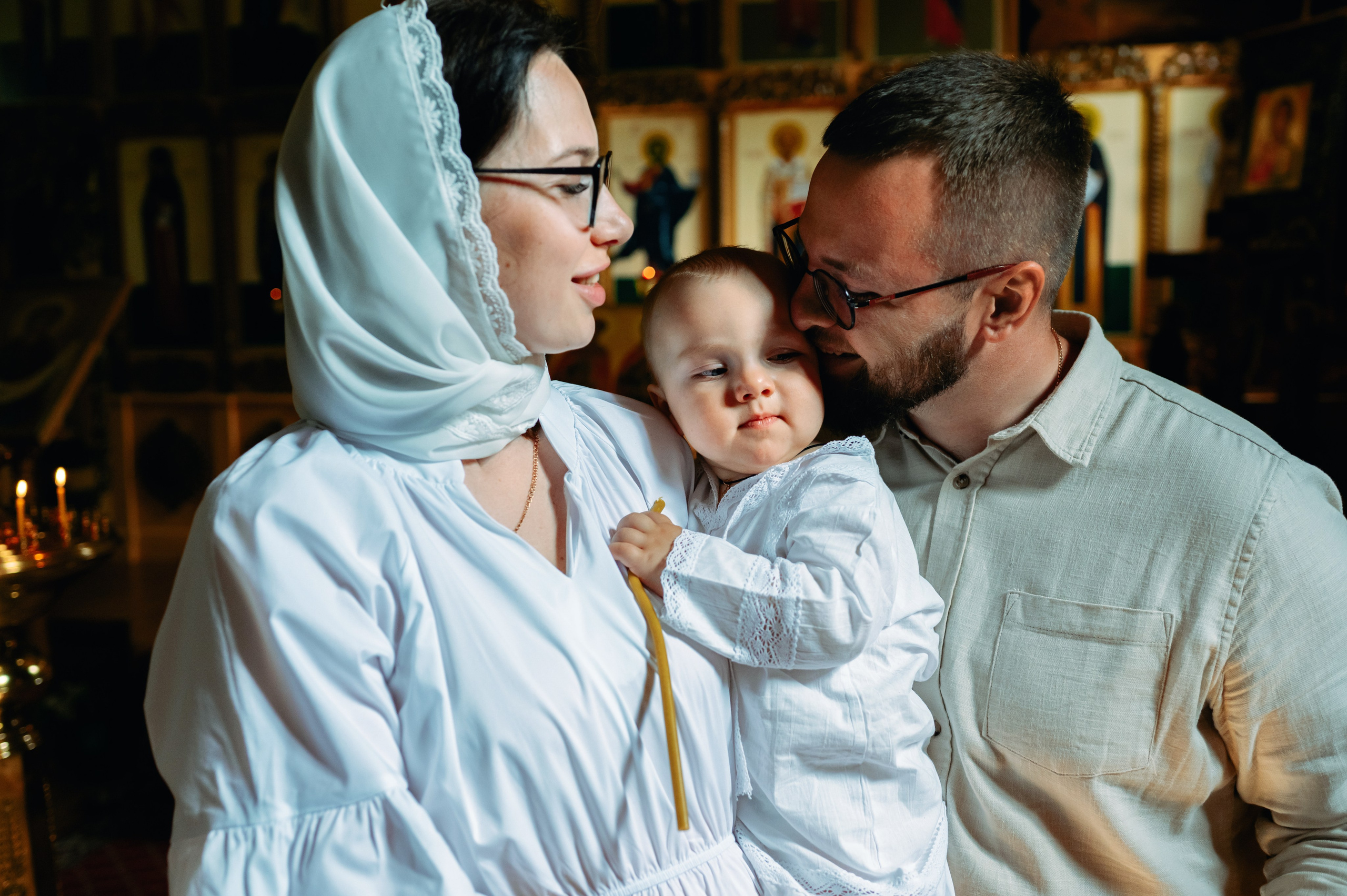 Фотосессия крещения детей. Фотограф в Кирове Инна Софронова