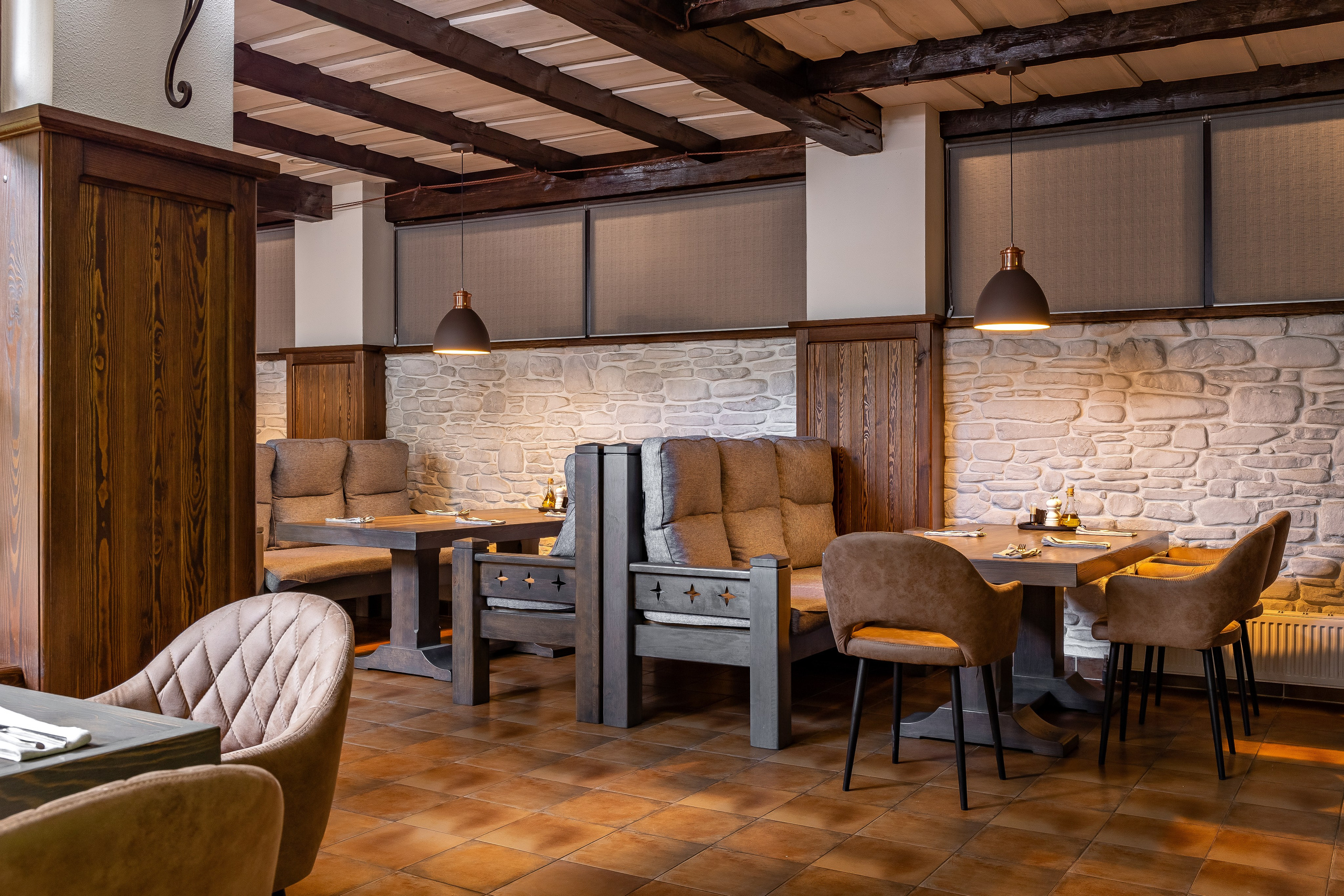 Парк-отель «Орлиное гнездо». Ресторан «Жар». п. Горячий Ключ. Интерьерный фотограф в Краснодарском крае Светлана Шурлова