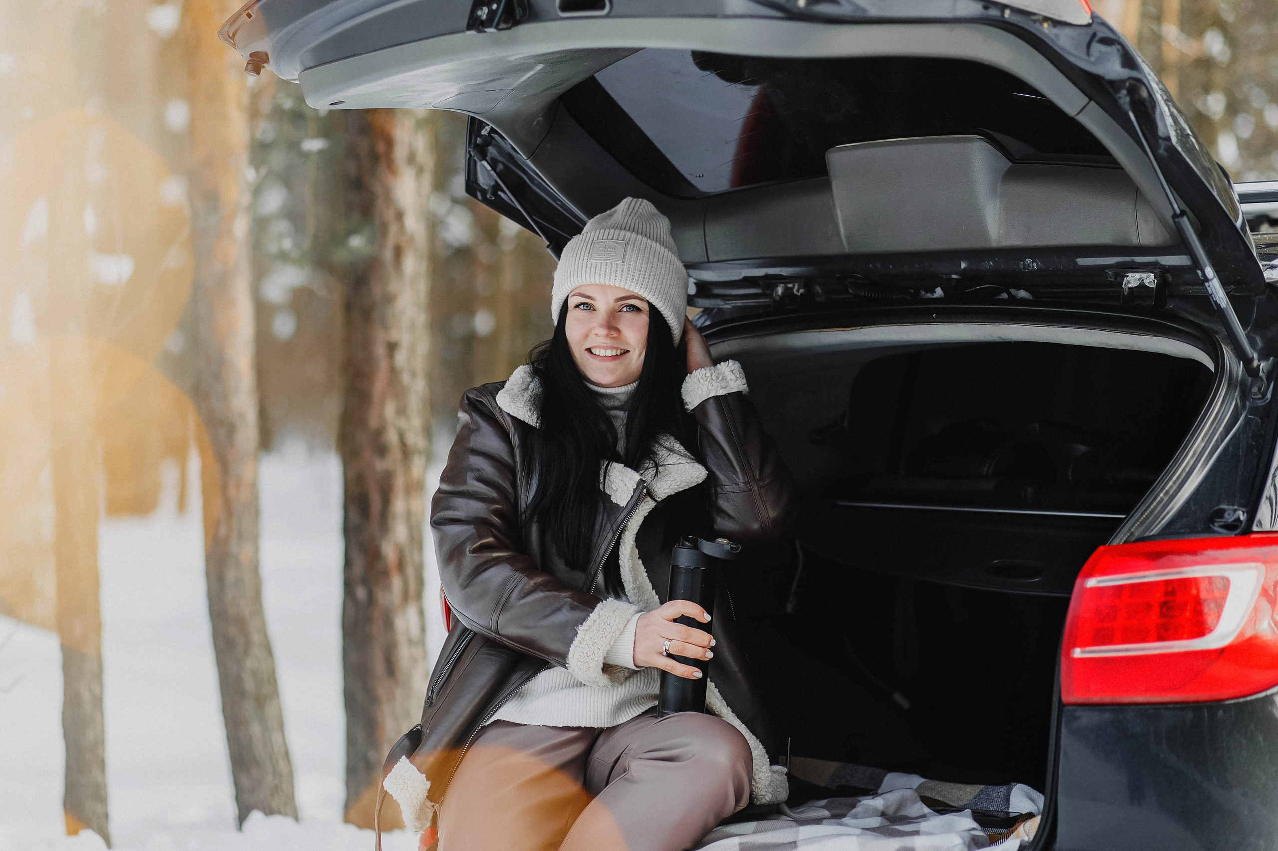 Фотосессия в зимнем лесу. Фотограф в Москве и Люберцах Анна Ушакова