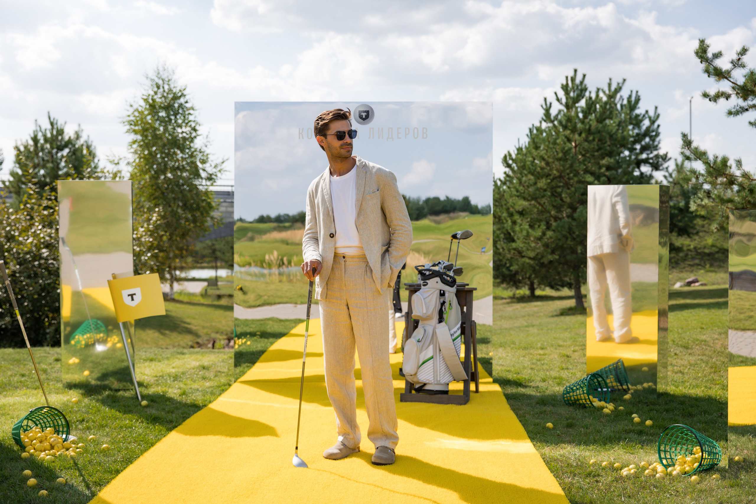 Гольф-Клуб Завидово для Т-Банк. Фотограф в Москве Вероника Иньякова