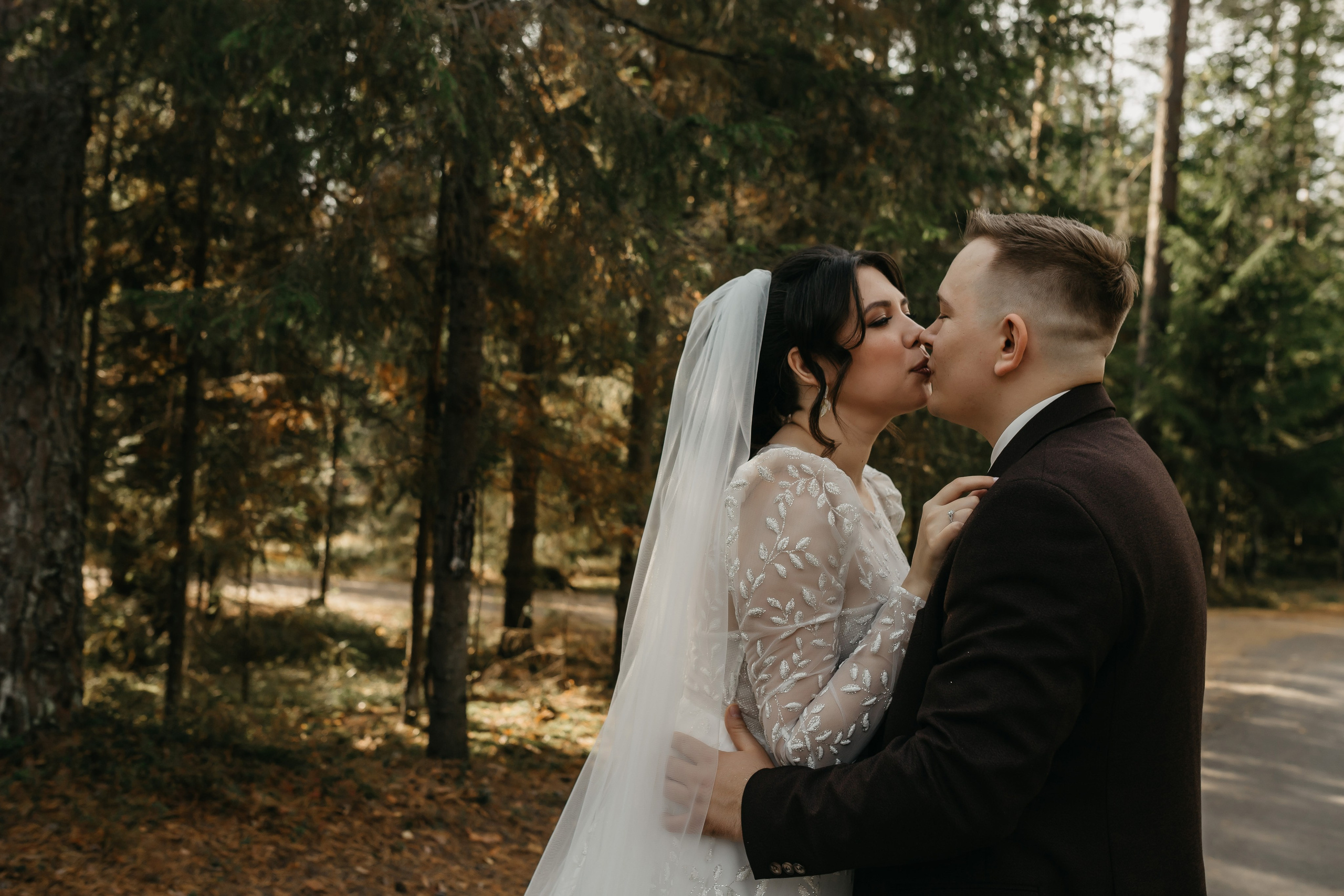 Свадебная фотосессия за городом