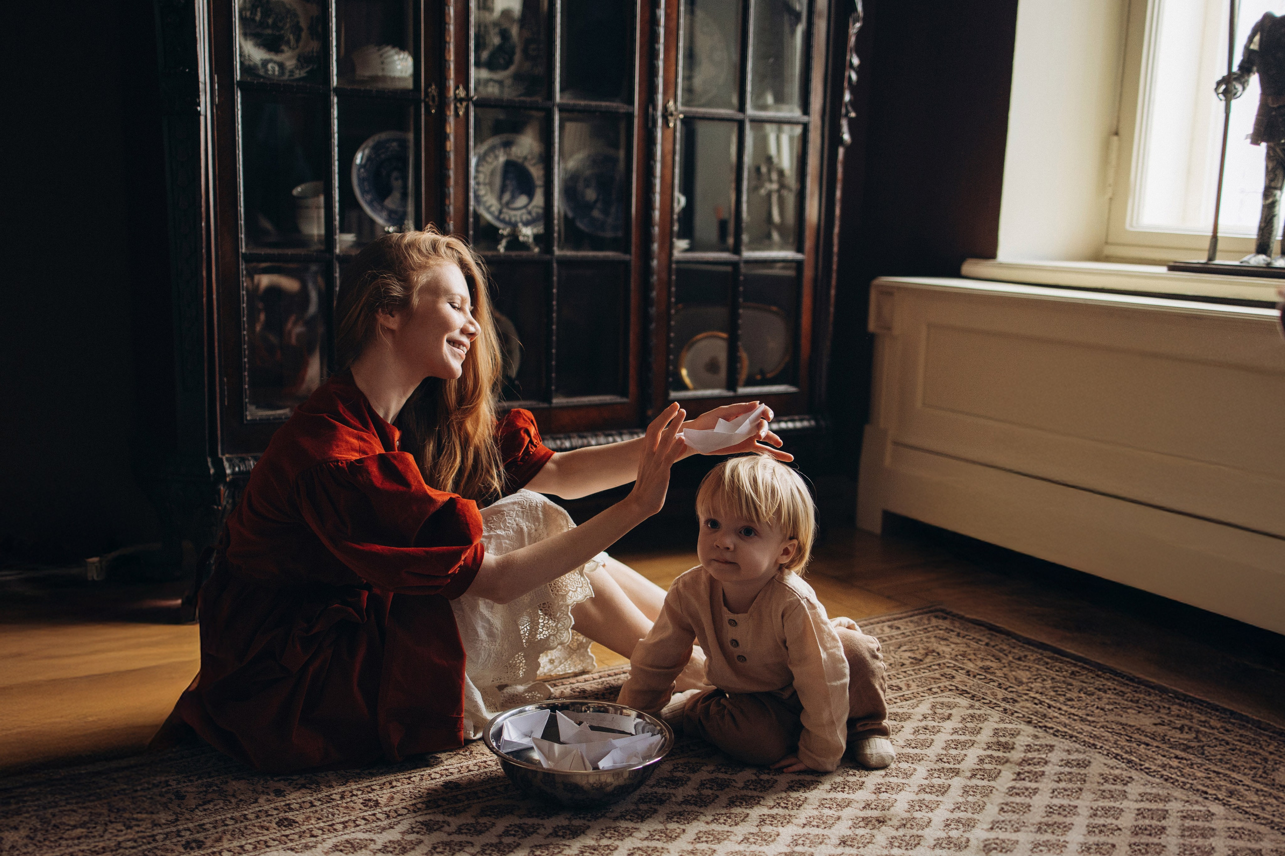 Тоня и Мироша в исторической квартире в центре Москвы. Семейный фотограф в Москве Марина Петра