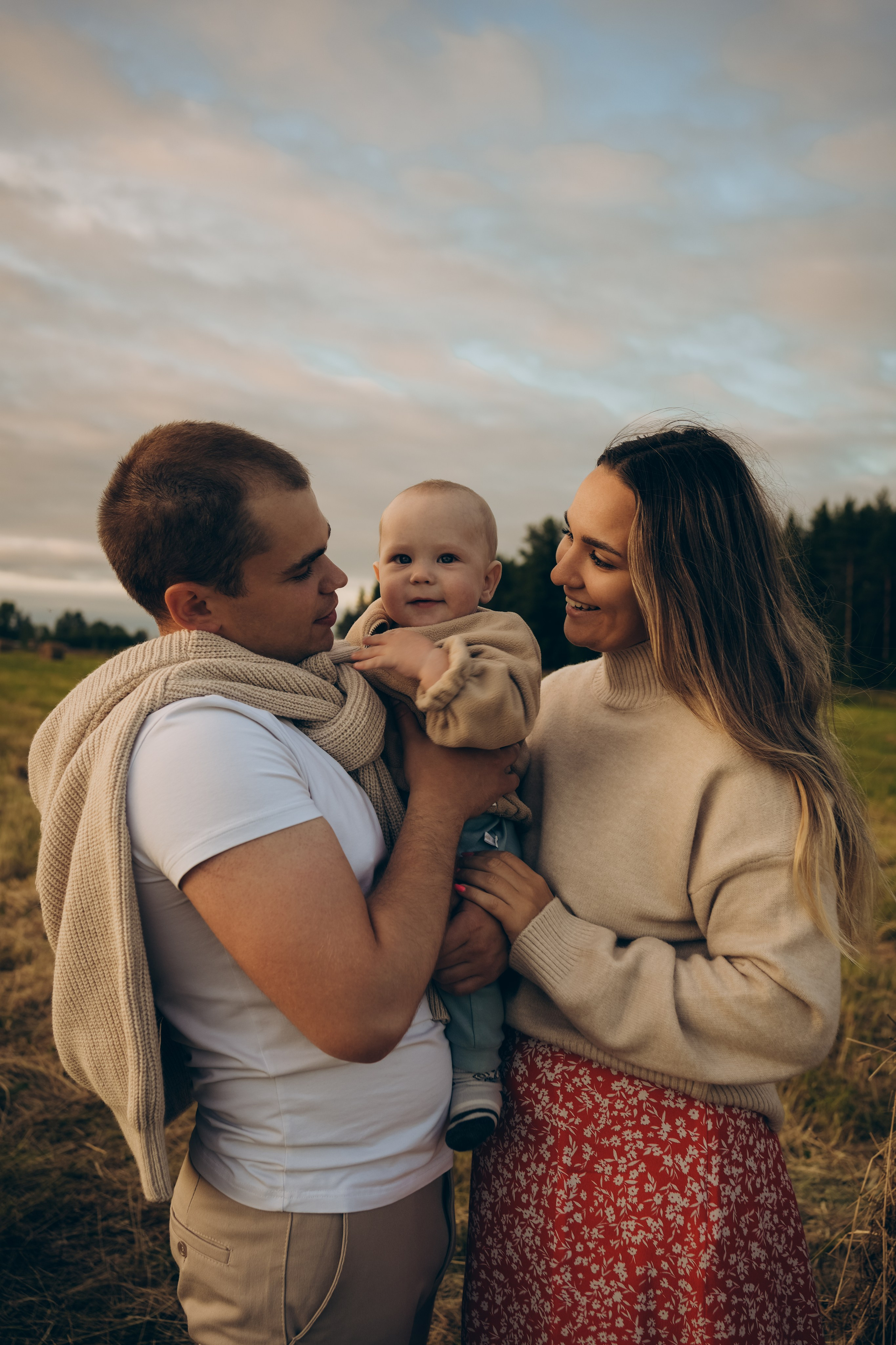 Евгений, Дарья и Атремка. Семейный и детский фотограф Плесецк, Мирный Марина Забабурина