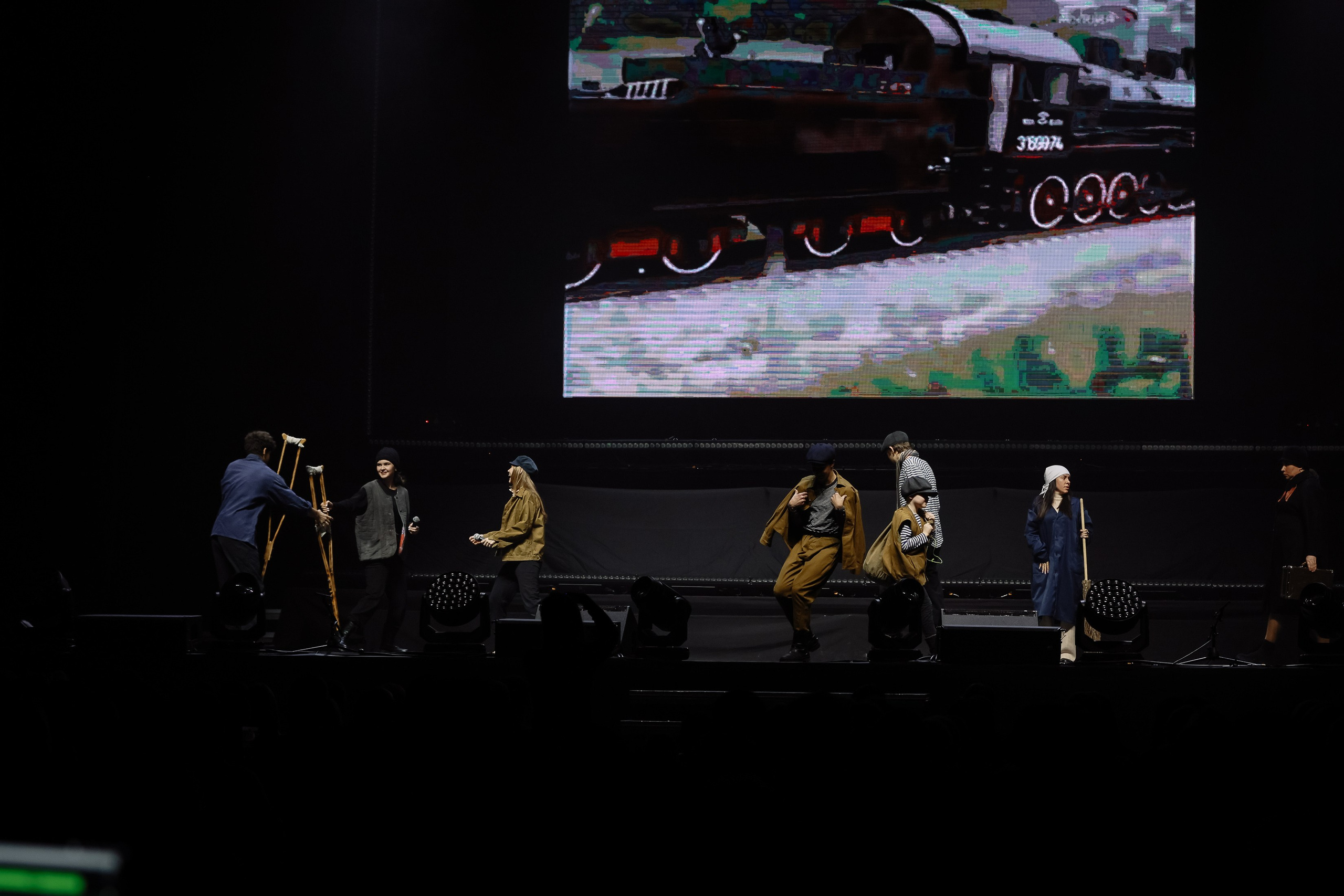 Музыкальный спектакль «Жить» в Локомотив Арене. Фотограф Юлия Мальцева