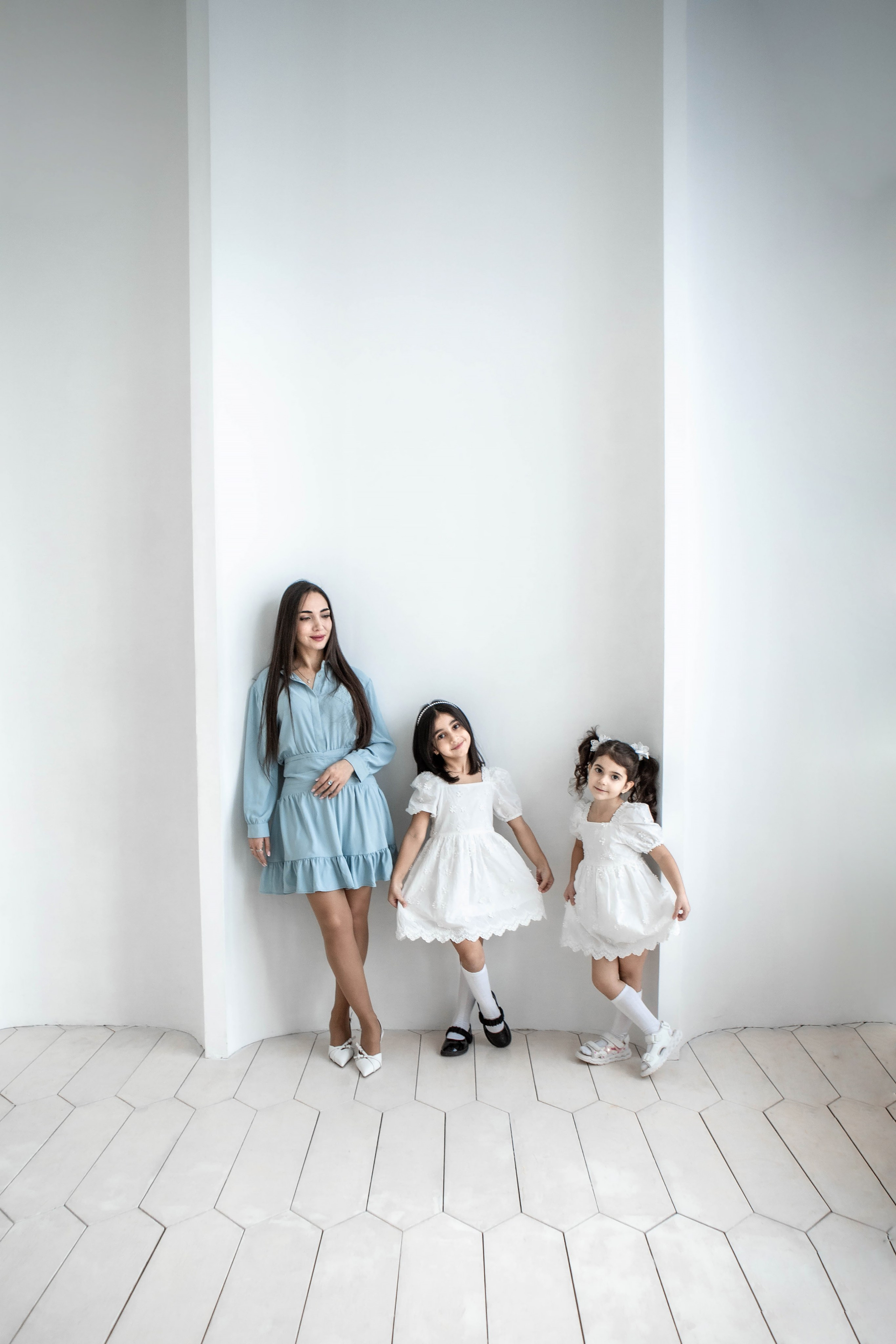 Мама и дочки. Фотограф Екатерина Голицына