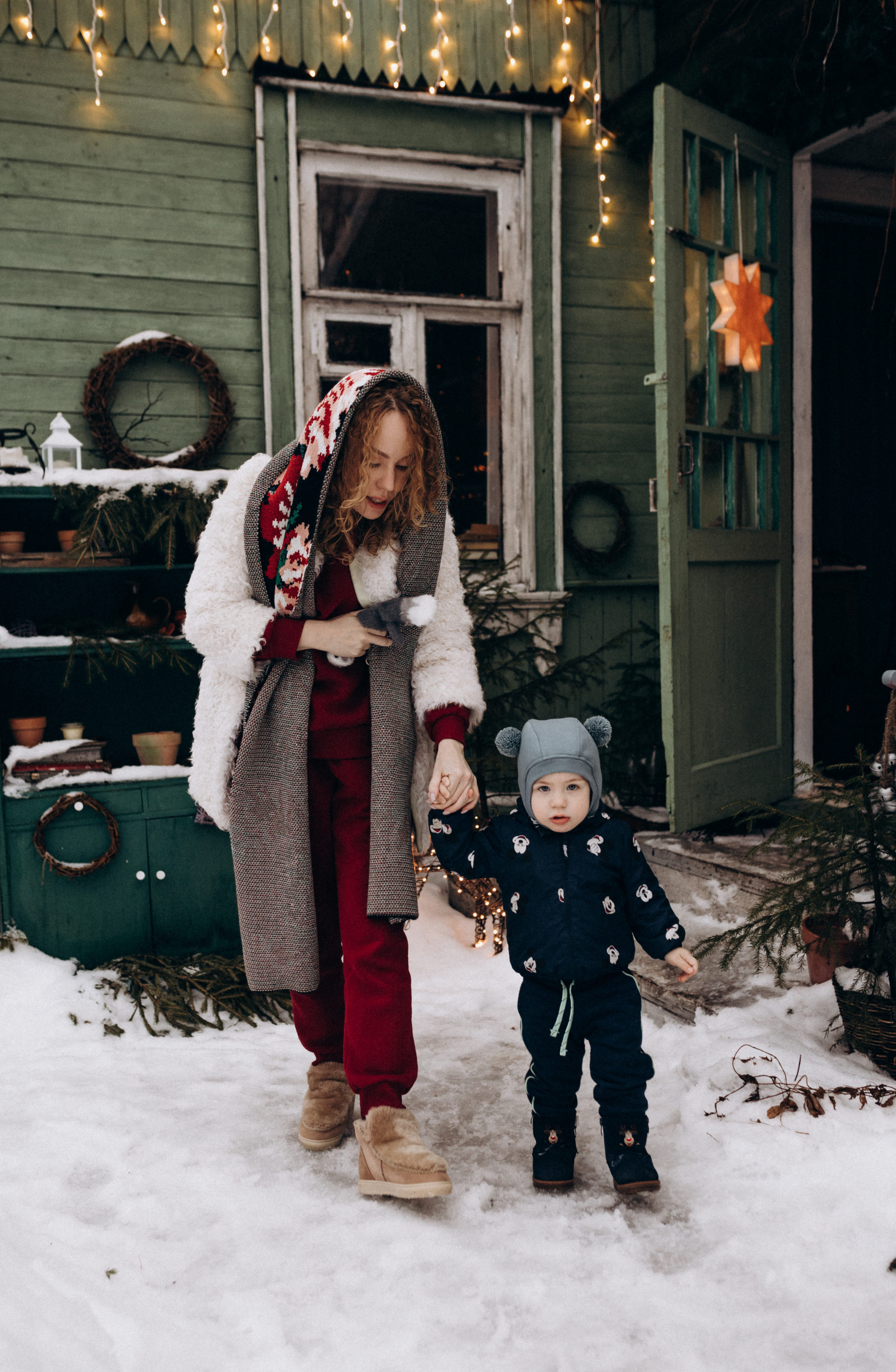Новогодняя история. Семейный фотограф Юлия Роберт. Москва