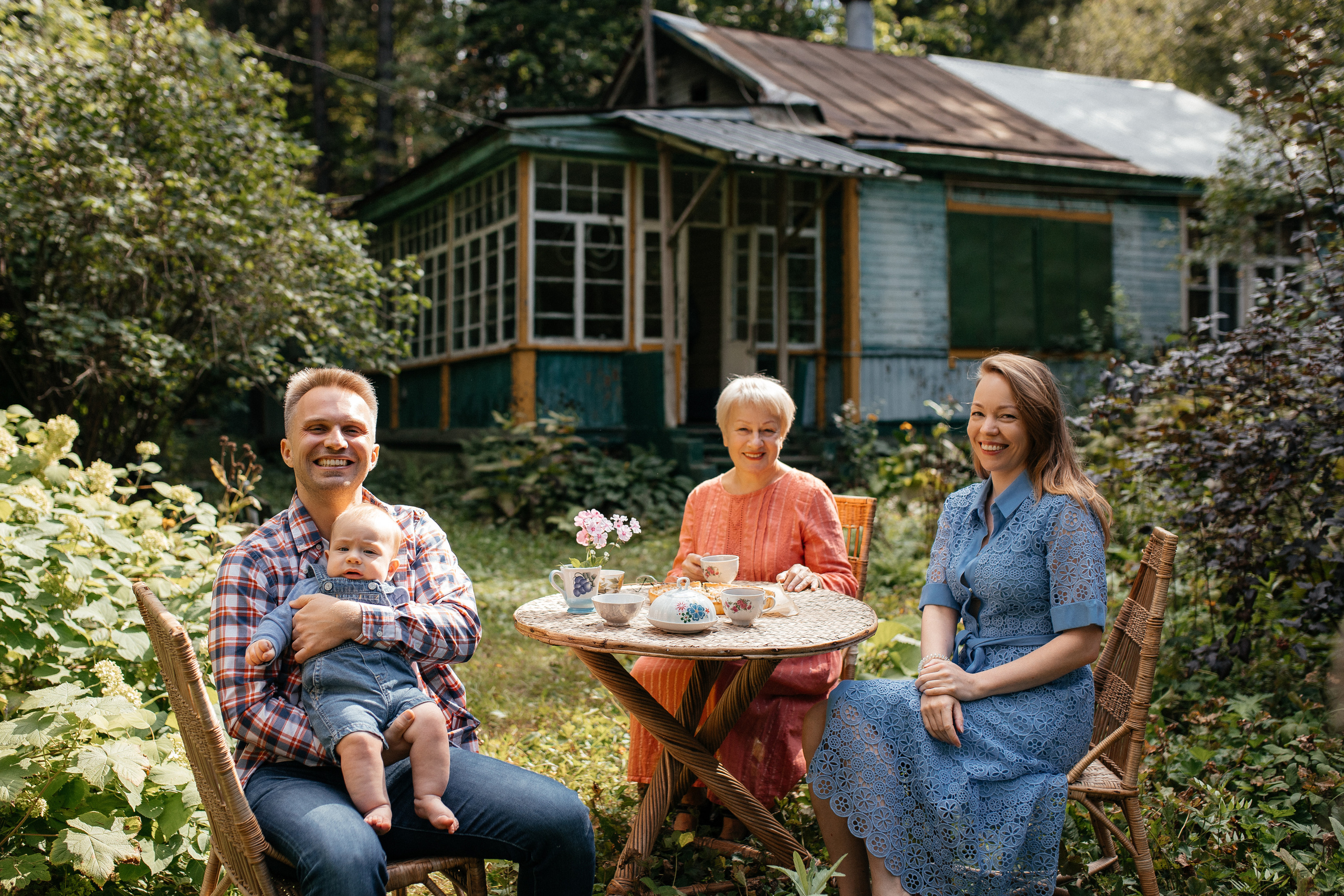 Дачная история. Семейный фотограф Юлия Роберт. Москва
