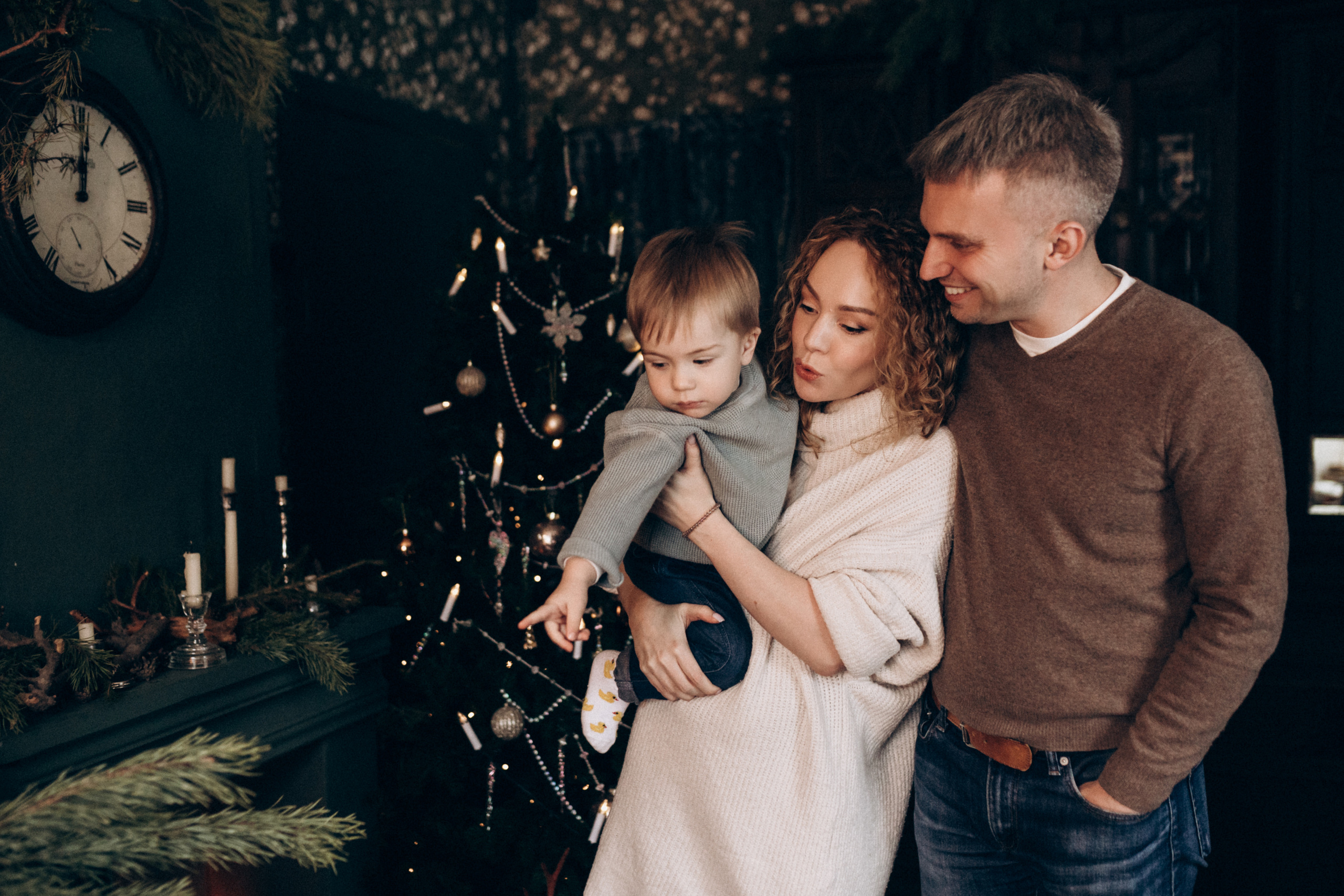 Новогодняя история. Семейный фотограф Юлия Роберт. Москва
