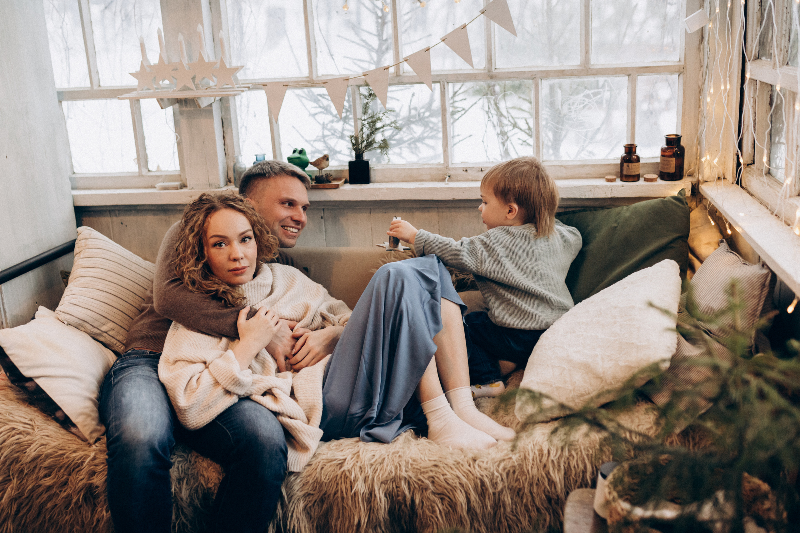 Новогодняя история. Семейный фотограф Юлия Роберт. Москва