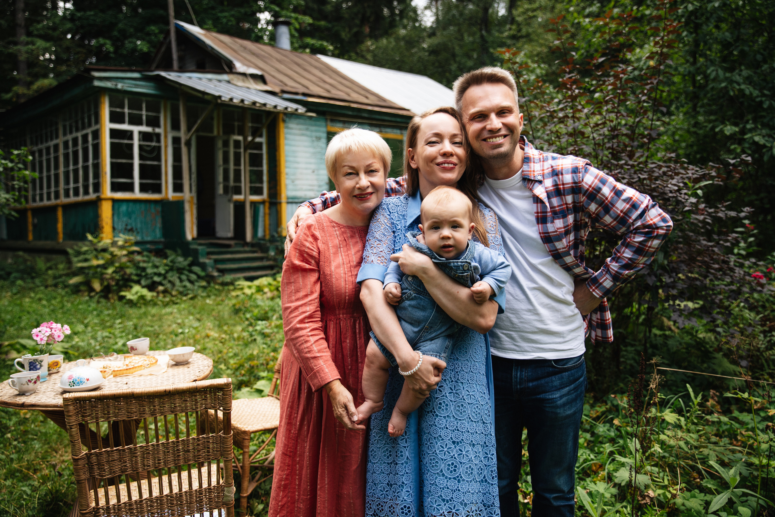 Дачная история. Семейный фотограф Юлия Роберт. Москва