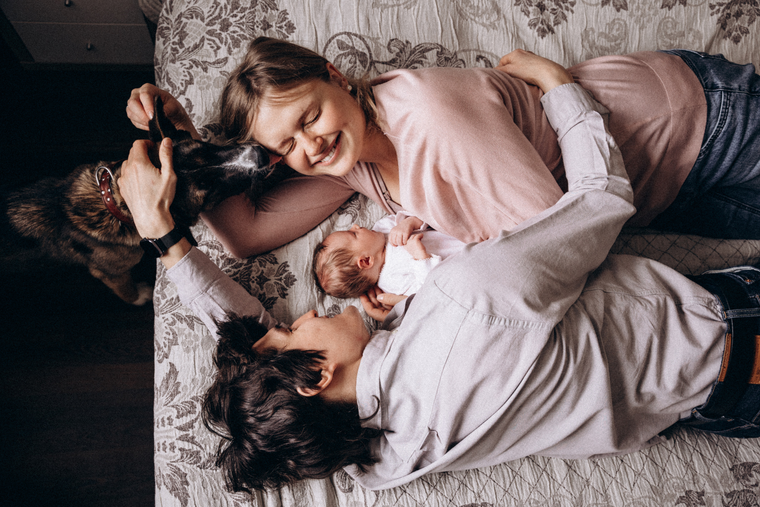 Маленькая принцесса и большая собака. Семейный фотограф Юлия Роберт. Москва