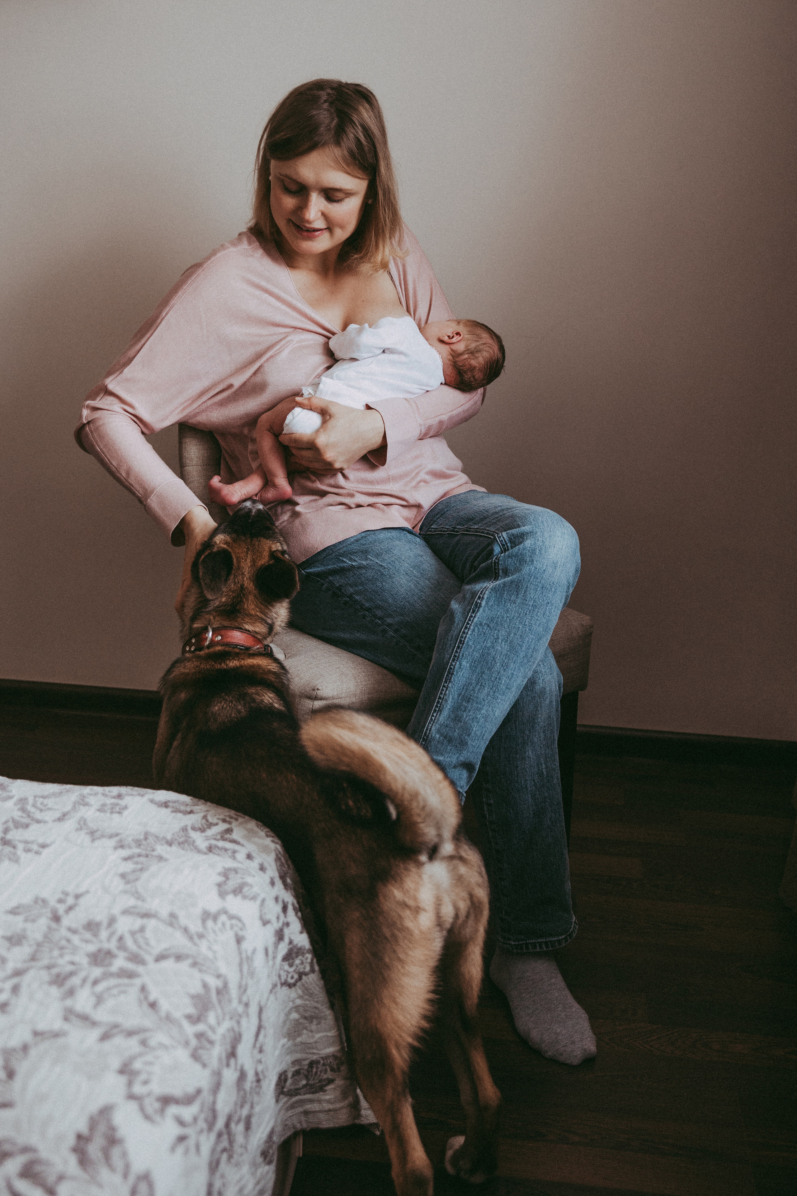 Маленькая принцесса и большая собака. Семейный фотограф Юлия Роберт. Москва