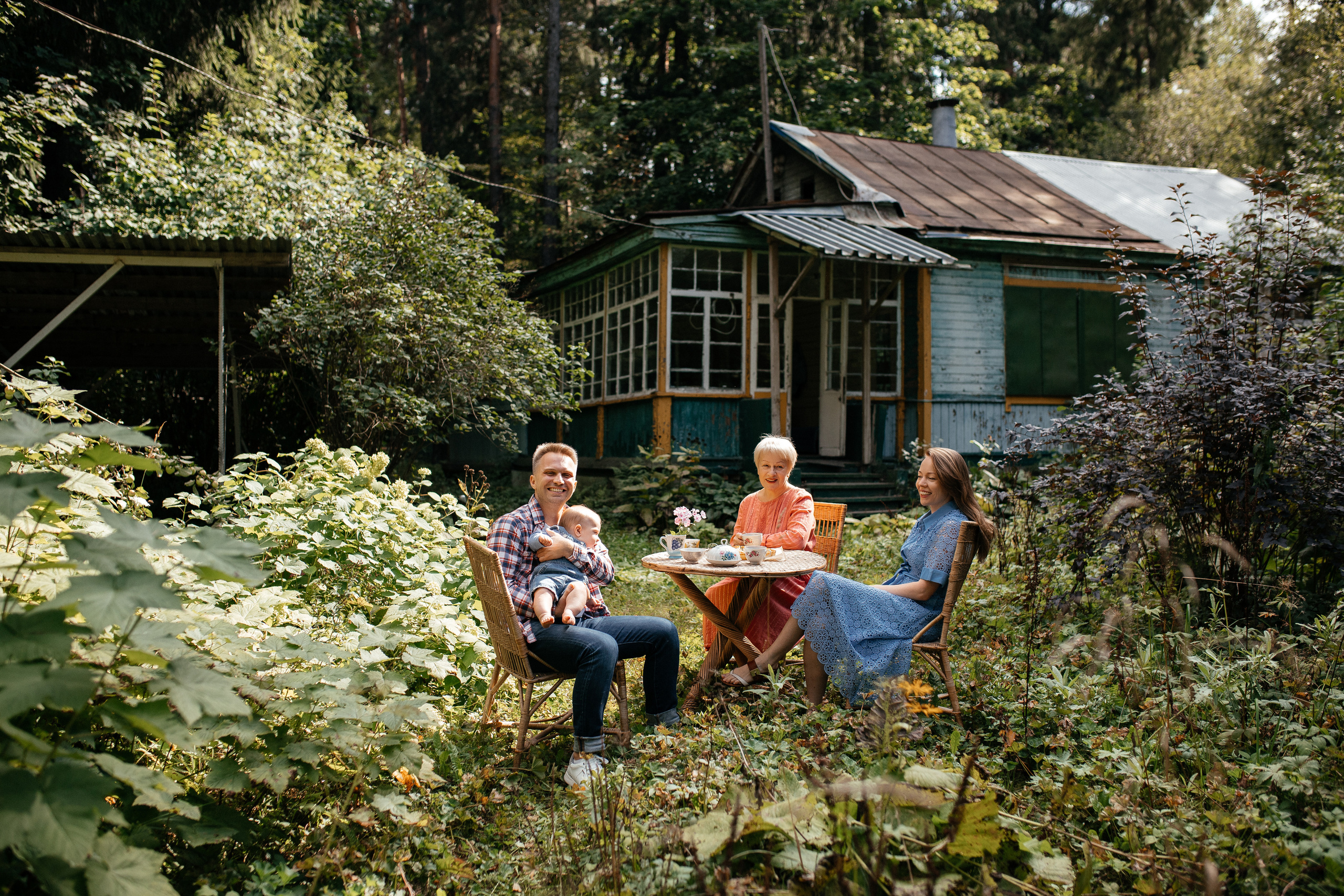 Дачная история. Семейный фотограф Юлия Роберт. Москва
