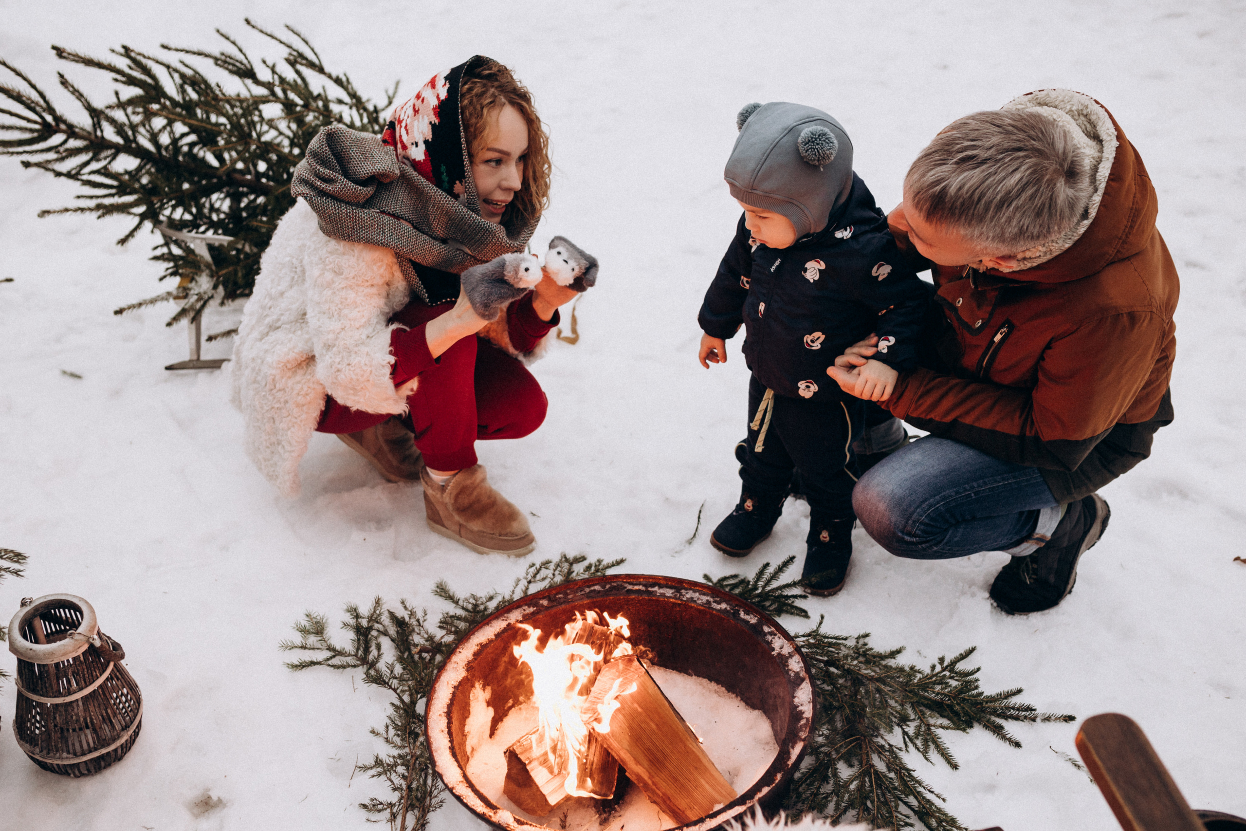 Новогодняя история. Семейный фотограф Юлия Роберт. Москва