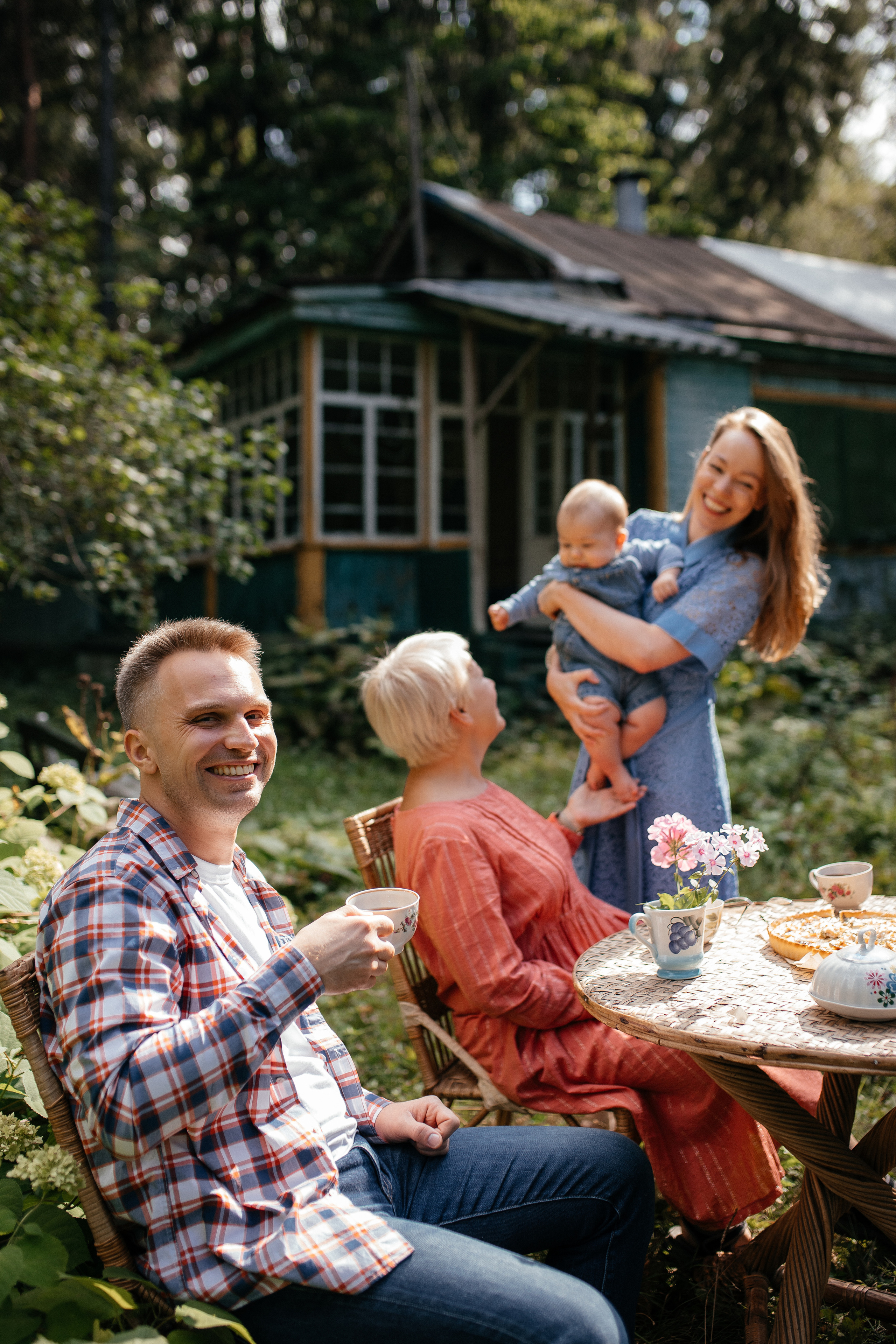 Дачная история. Семейный фотограф Юлия Роберт. Москва