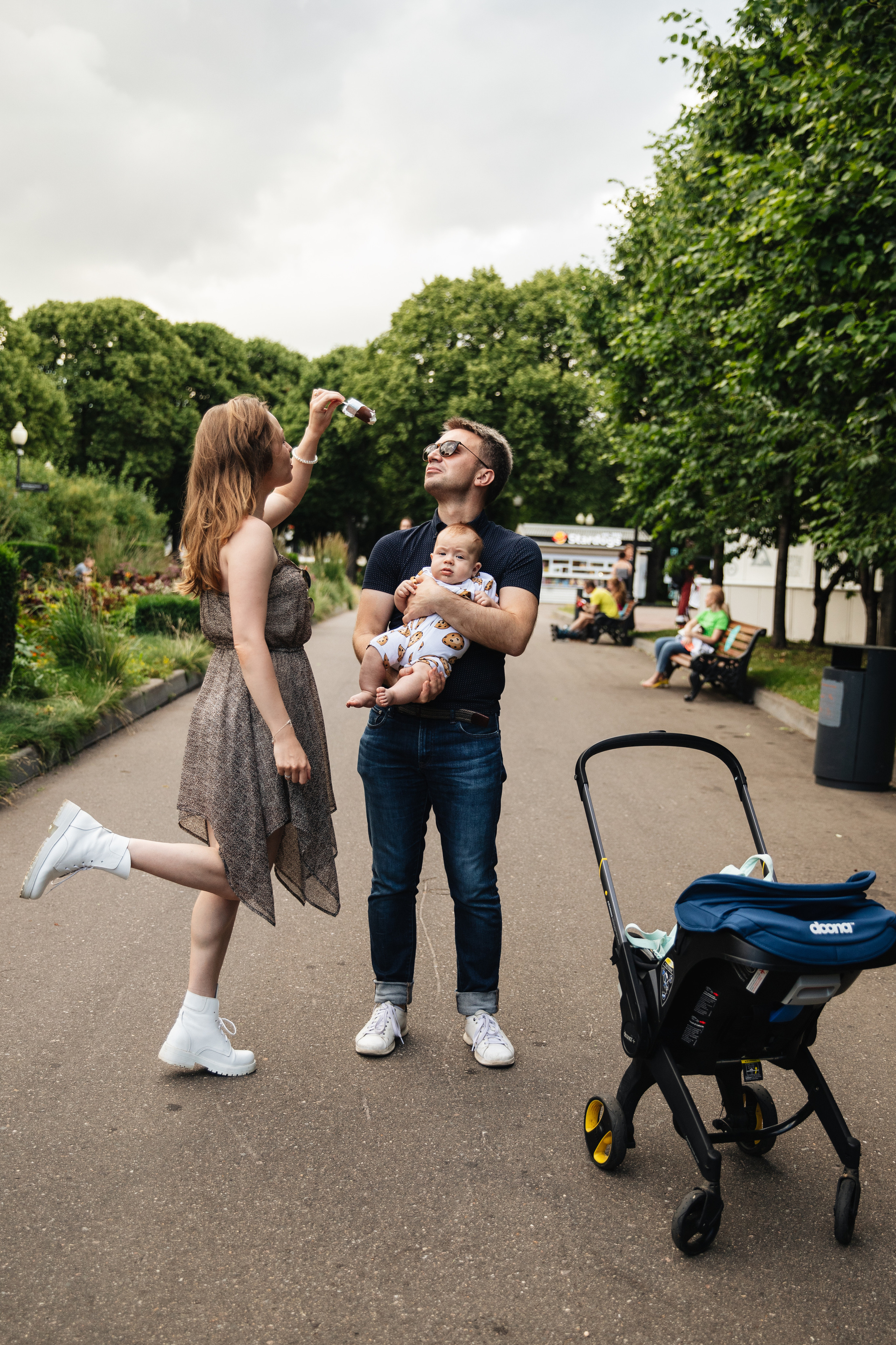 Парк Горького. Семейный фотограф Юлия Роберт. Москва