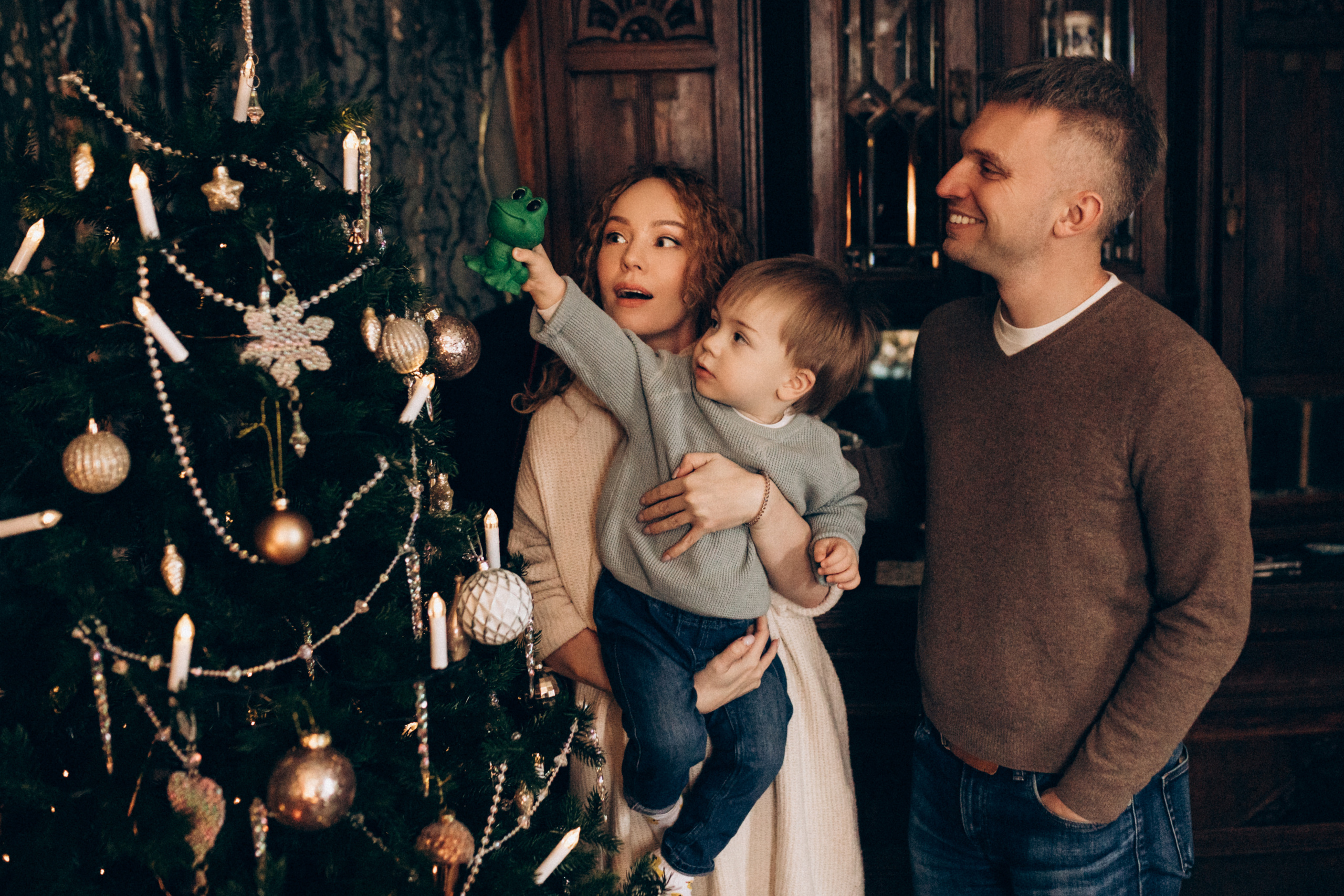 Новогодняя история. Семейный фотограф Юлия Роберт. Москва