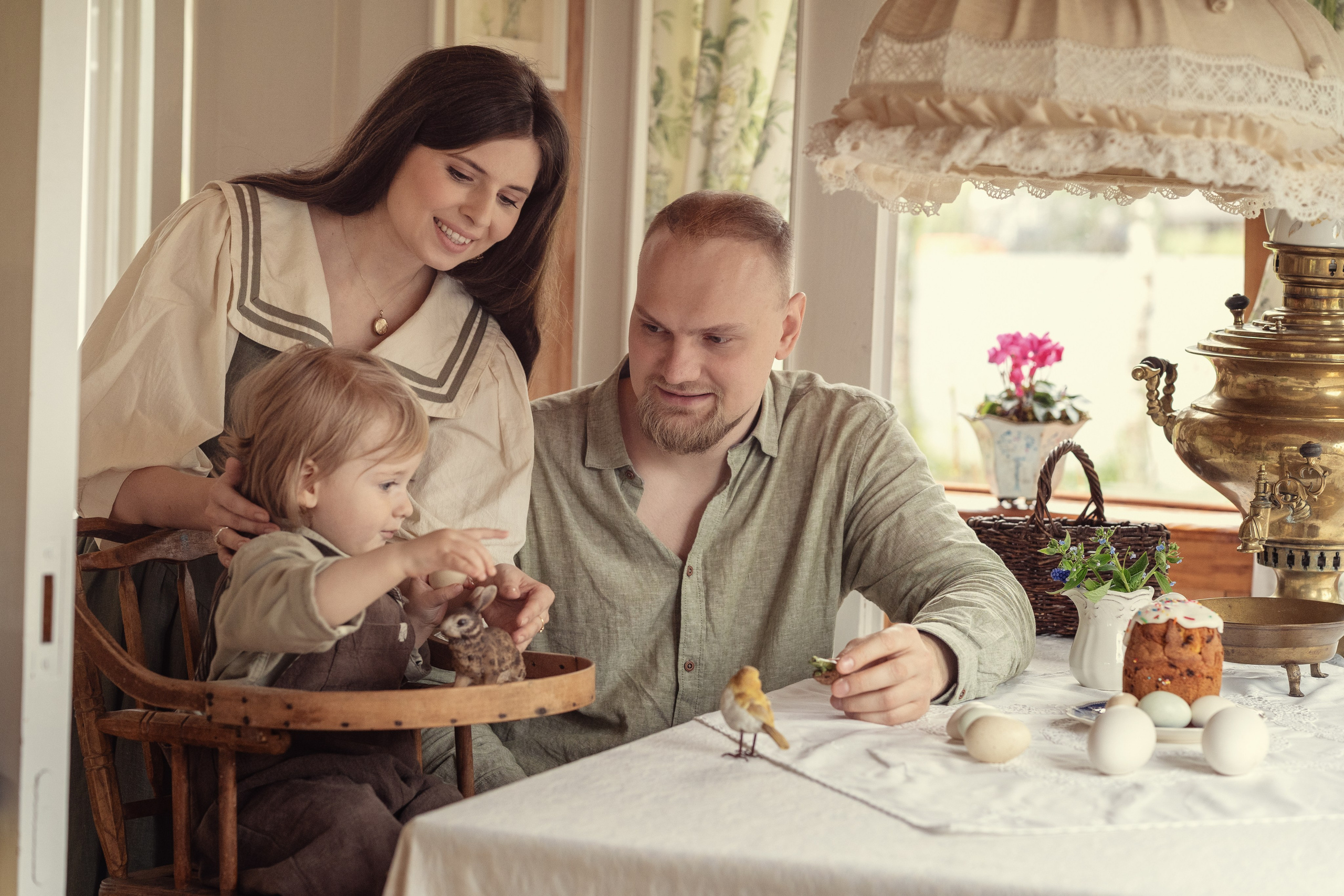 Пасхальный кролик. Семейный фотограф Новая Рига (Звенигород, Истра) Евгения Литовченко