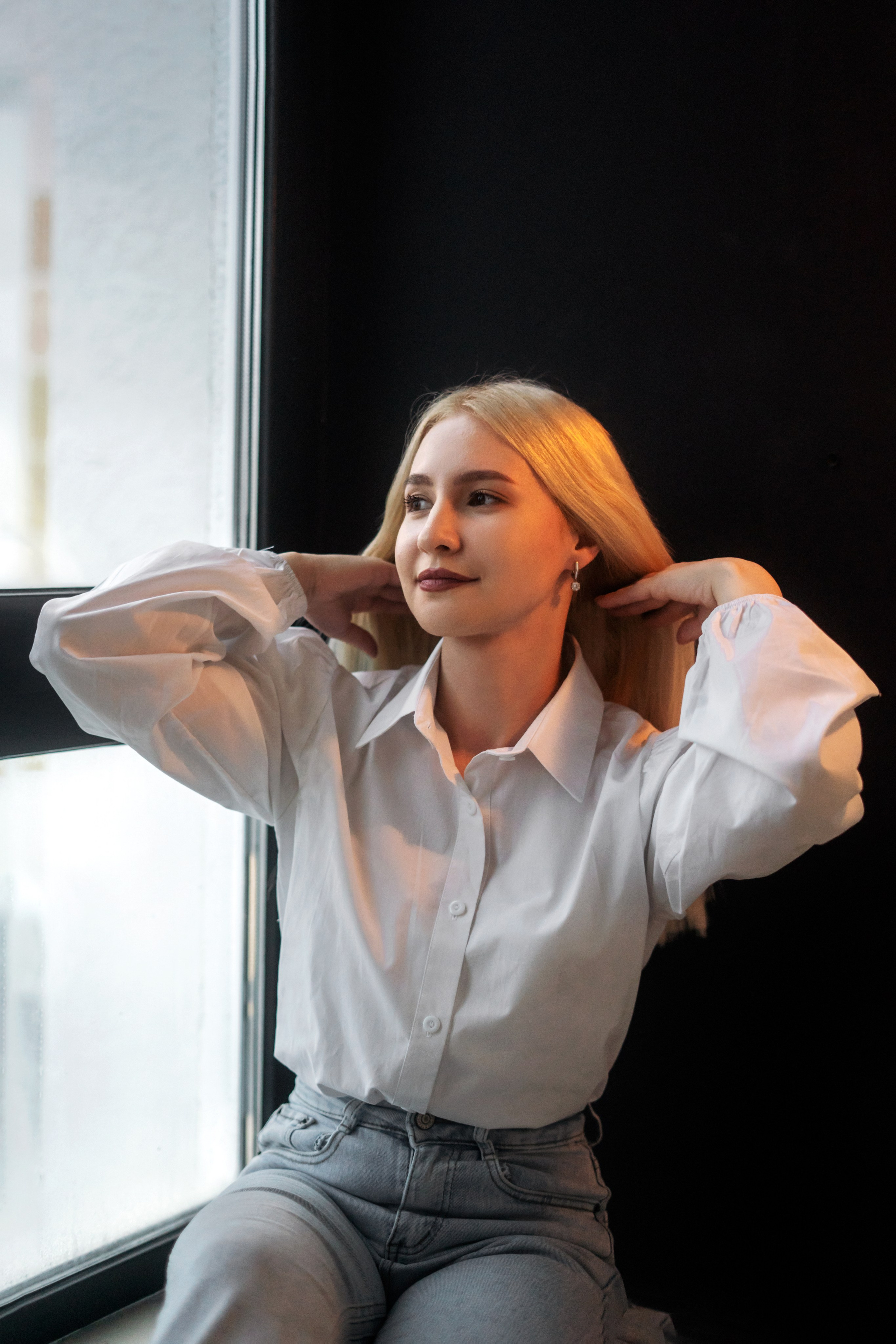 Съемка в студии. Мила Посвит Фотограф новорожденных в Тобольске