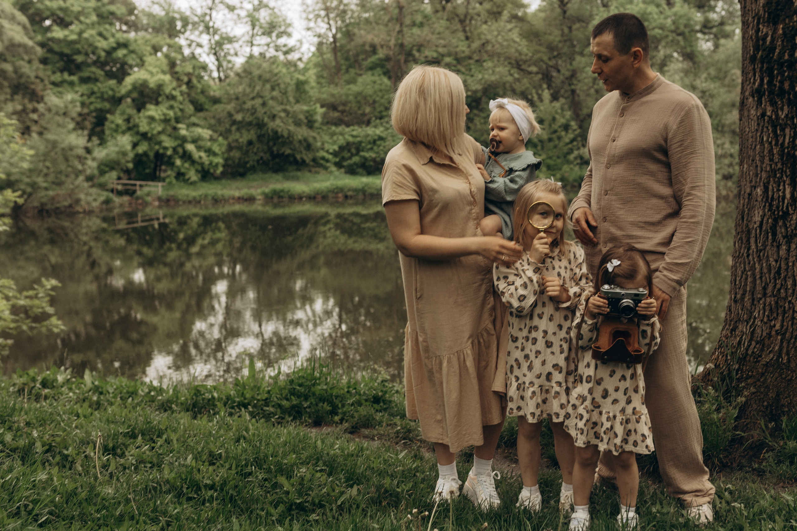 Фотосессия под летним дождем с Алексеем, Юлией и их доченьками. Фотограф в Ставрополе Svetlana Matveeva