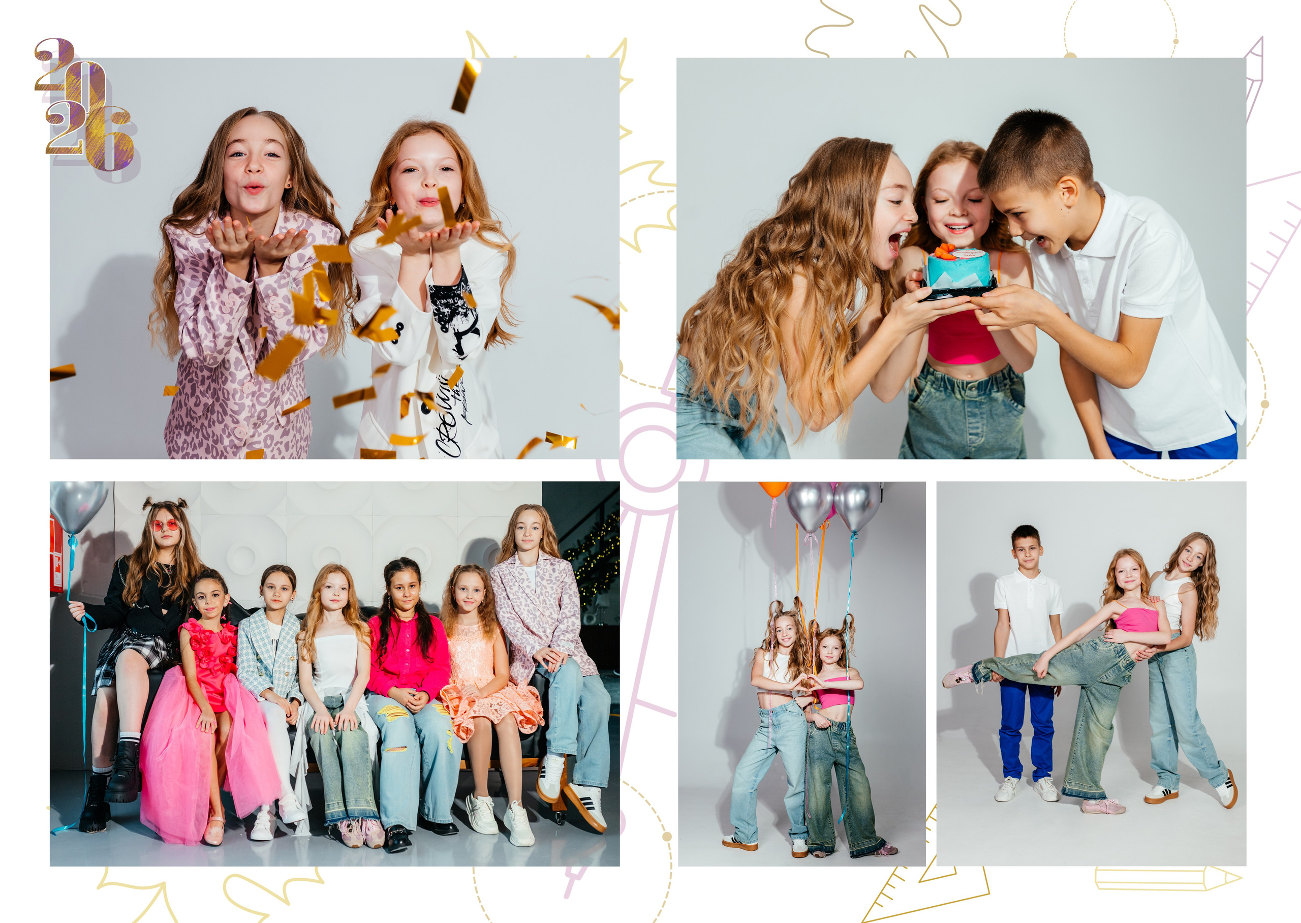 Альбом «Студия» началка. Aleksandra-zapjdobnikova.wfolio.pro