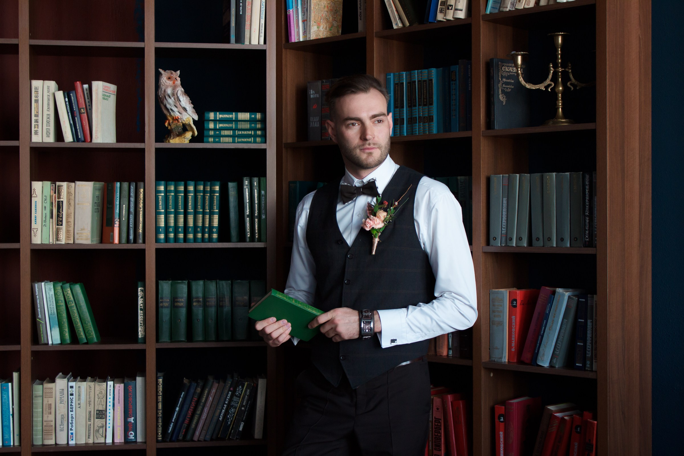 Свадебная фотосессия с совой. Главная