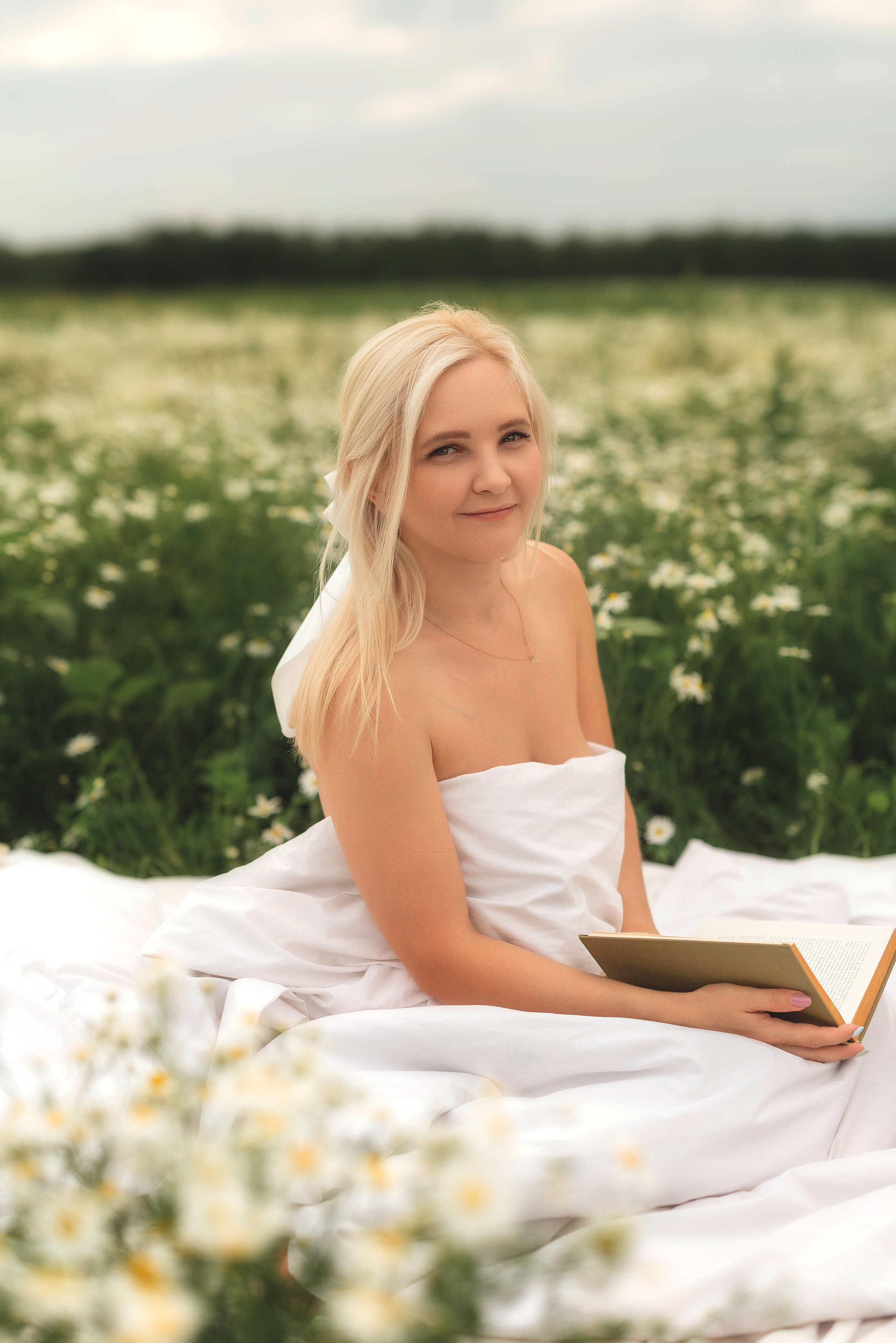 Фотосессия в поле с ромашками. Семейный, детский фотограф в Воронеже Анна Никитина