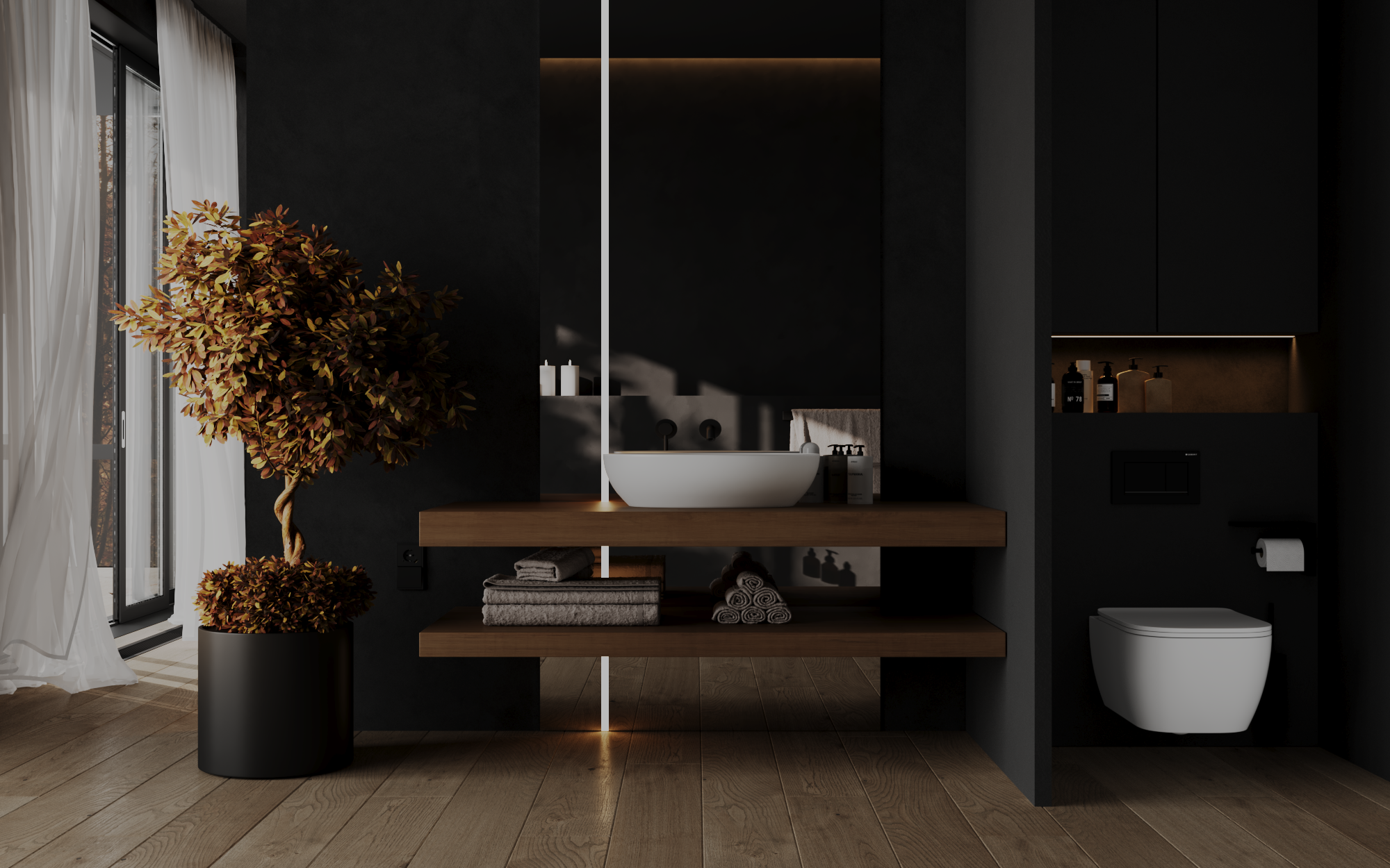 Black house. Чуткий 3D визуализатор Татьяна Дроздова