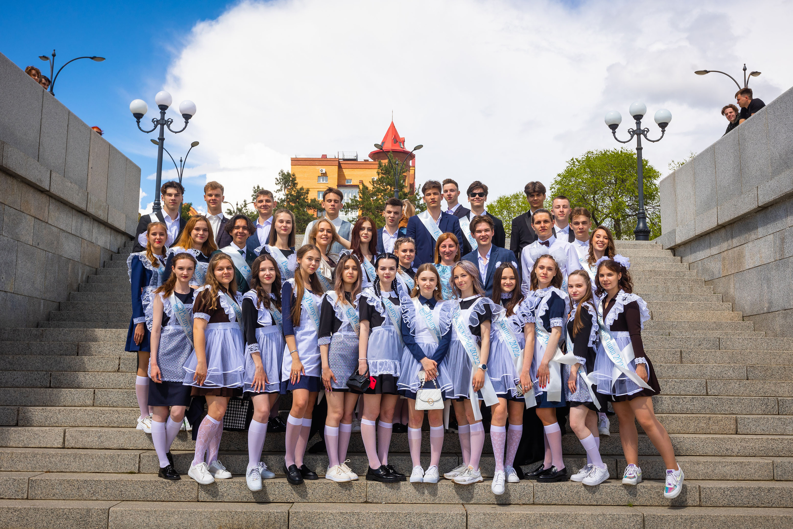 Школа № 5. Последний звонок. Фотограф Эдуард Глок в г. Благовещенске Амурской области