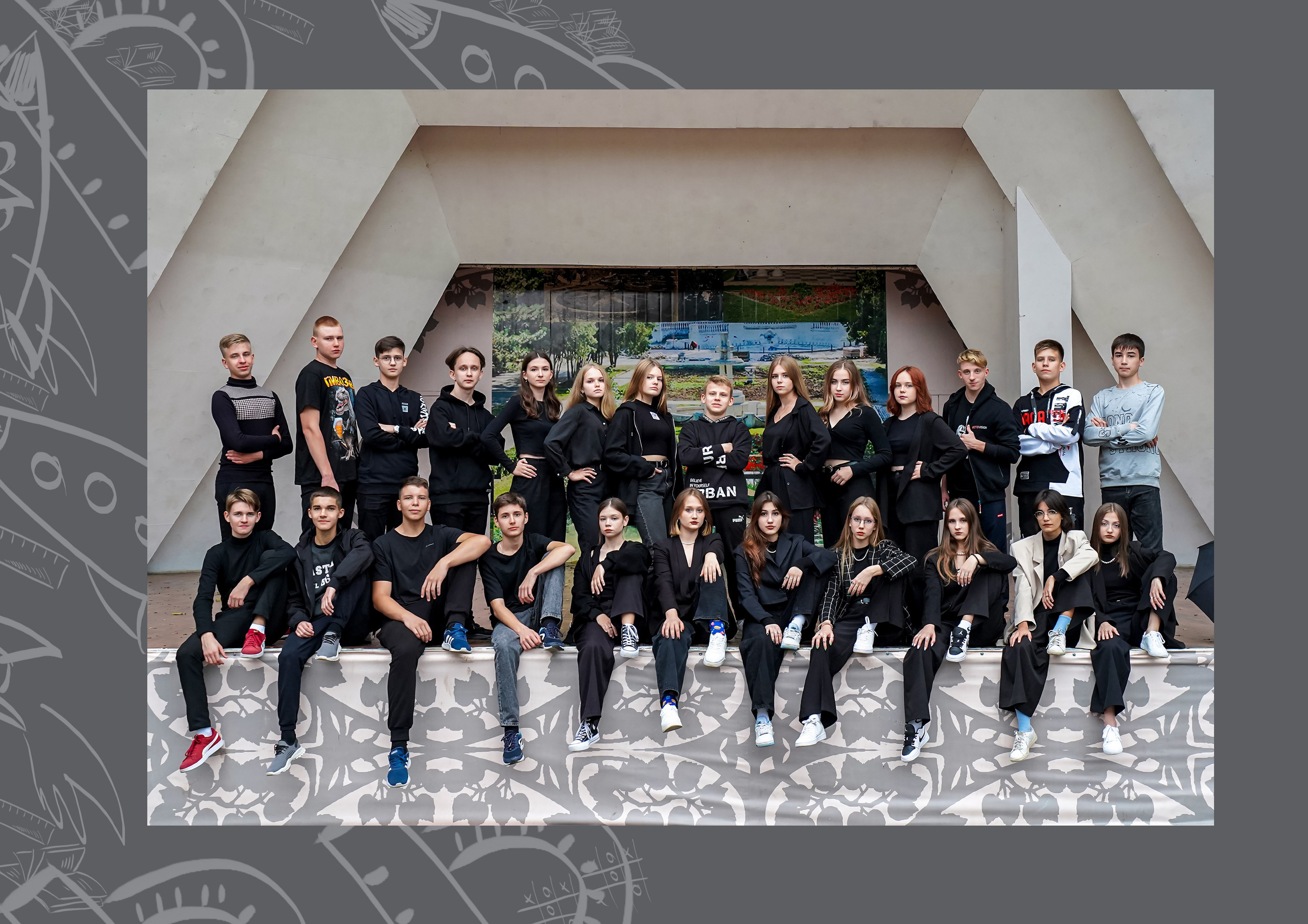 съемку проводили в парке Горького