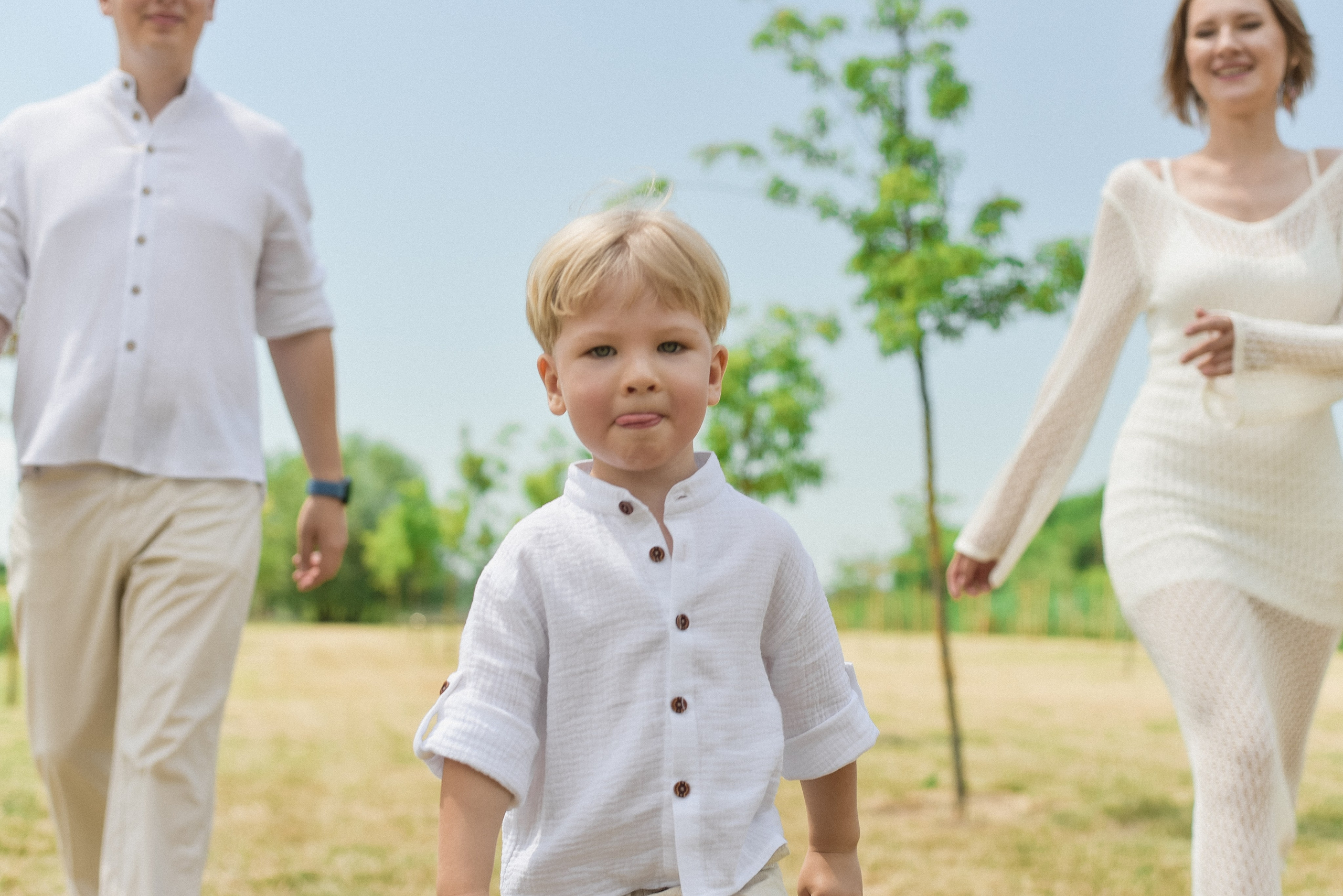 стильное семейное фото