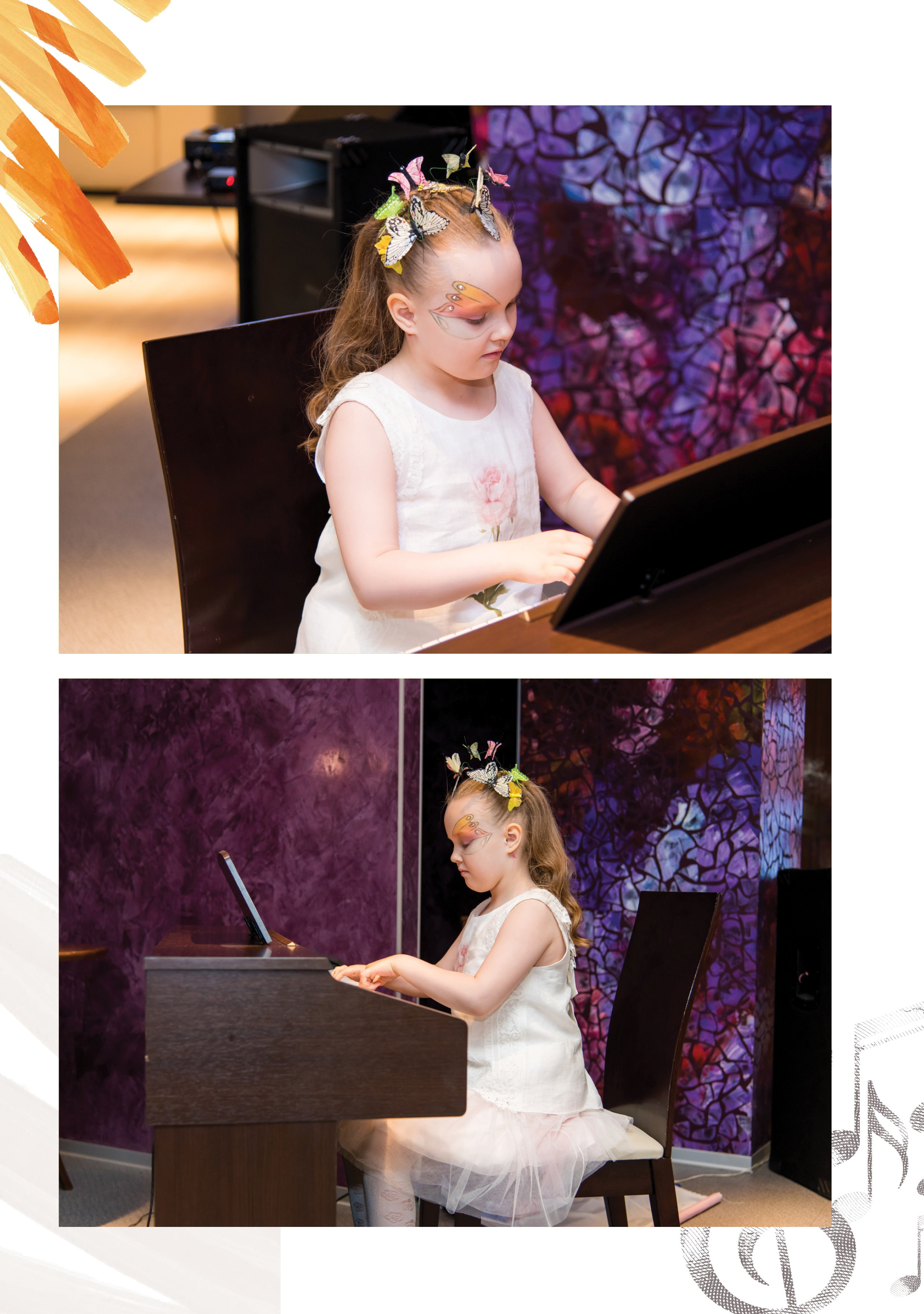 Александра, фортепиано (большой, индивидуальный альбом). Фабрика выпускных альбомов