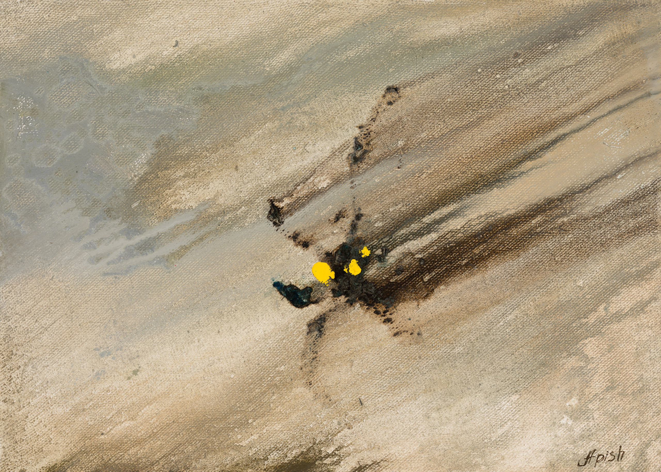 «Полет шмеля» - художник Алексей Апиш (холст, масло, 25x35 см, 2025)