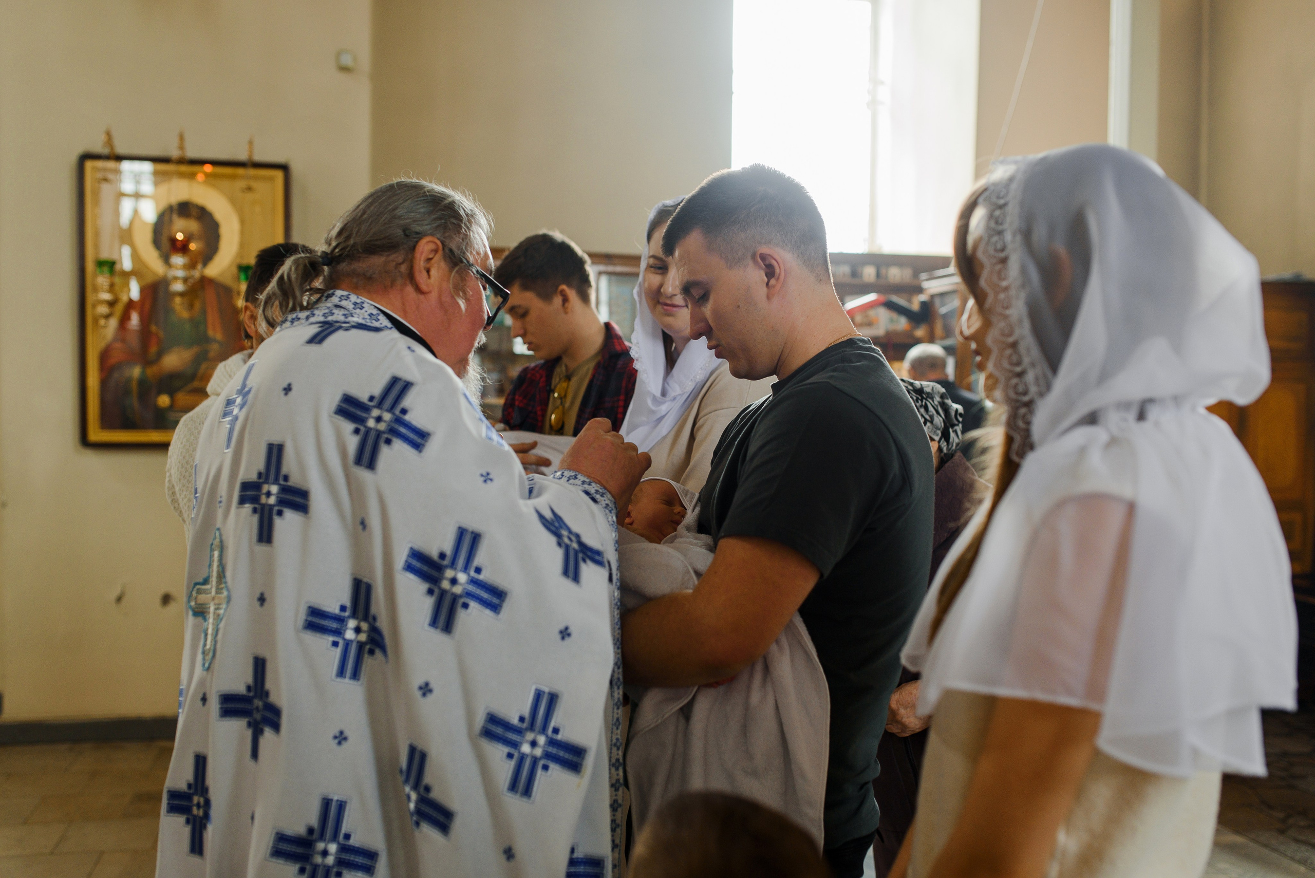 Крещение Евы и Софии. Храм Сергия Радонежского (Соловцовка). Свадебный и семейный Фотограф в Пензе Татьяна Лапоногова