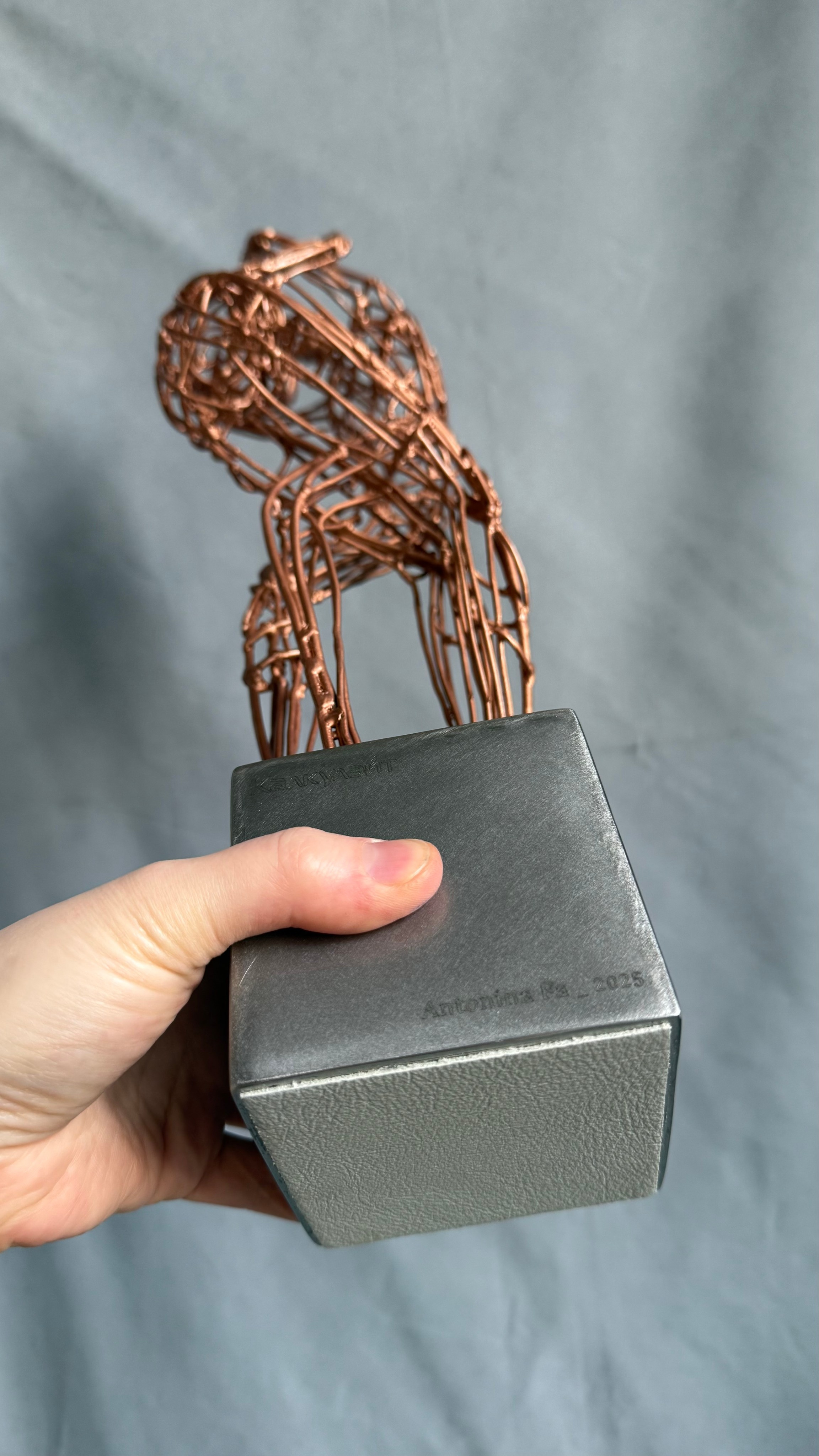 Витая пара / Twisted pair_2025. Художник — скульптор Антонина Фатхуллина