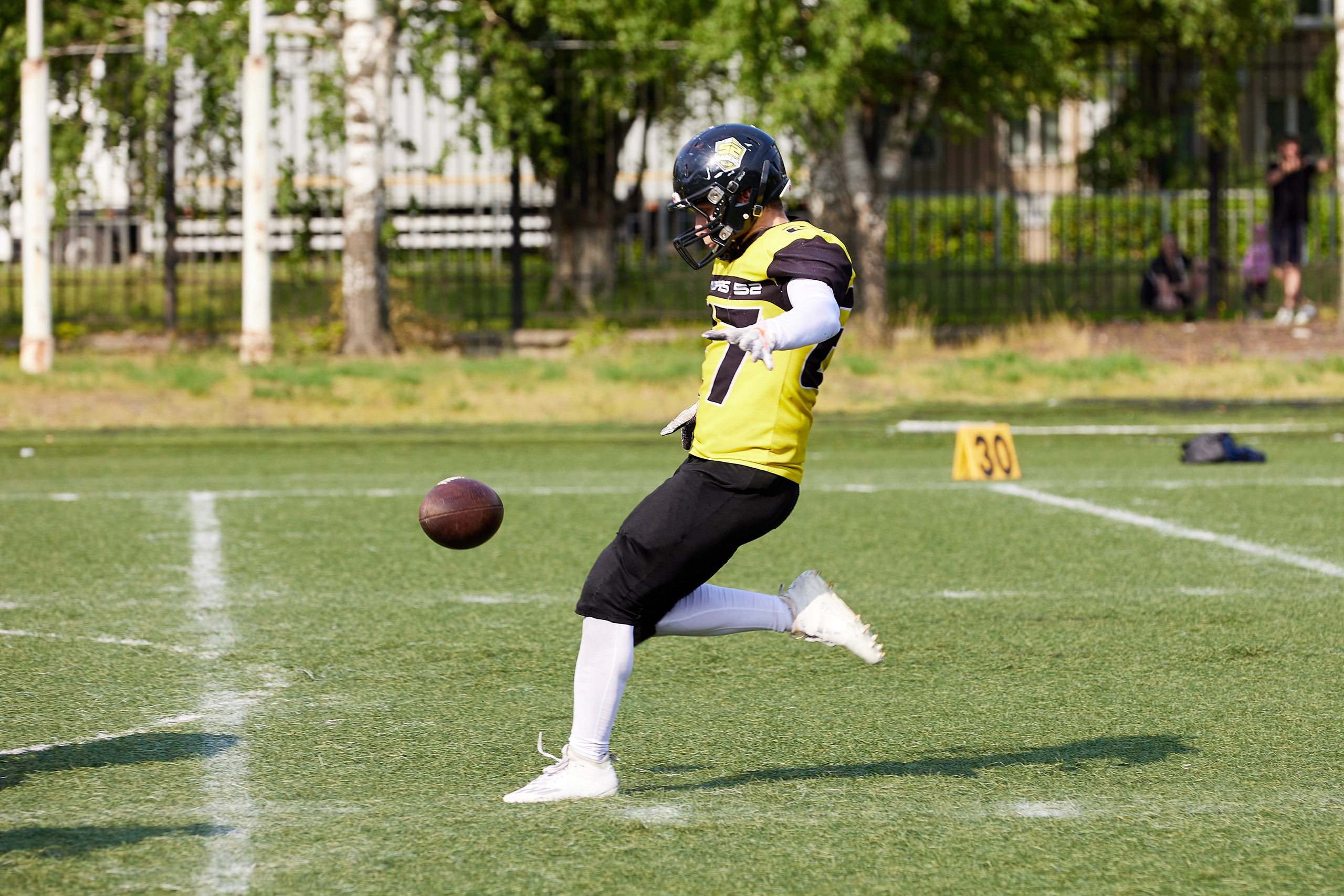 Американский футбол. Матч Чемпионата России — Рейдерс52 — Драконы. Светлана Родионова — фотограф спортивный и не только