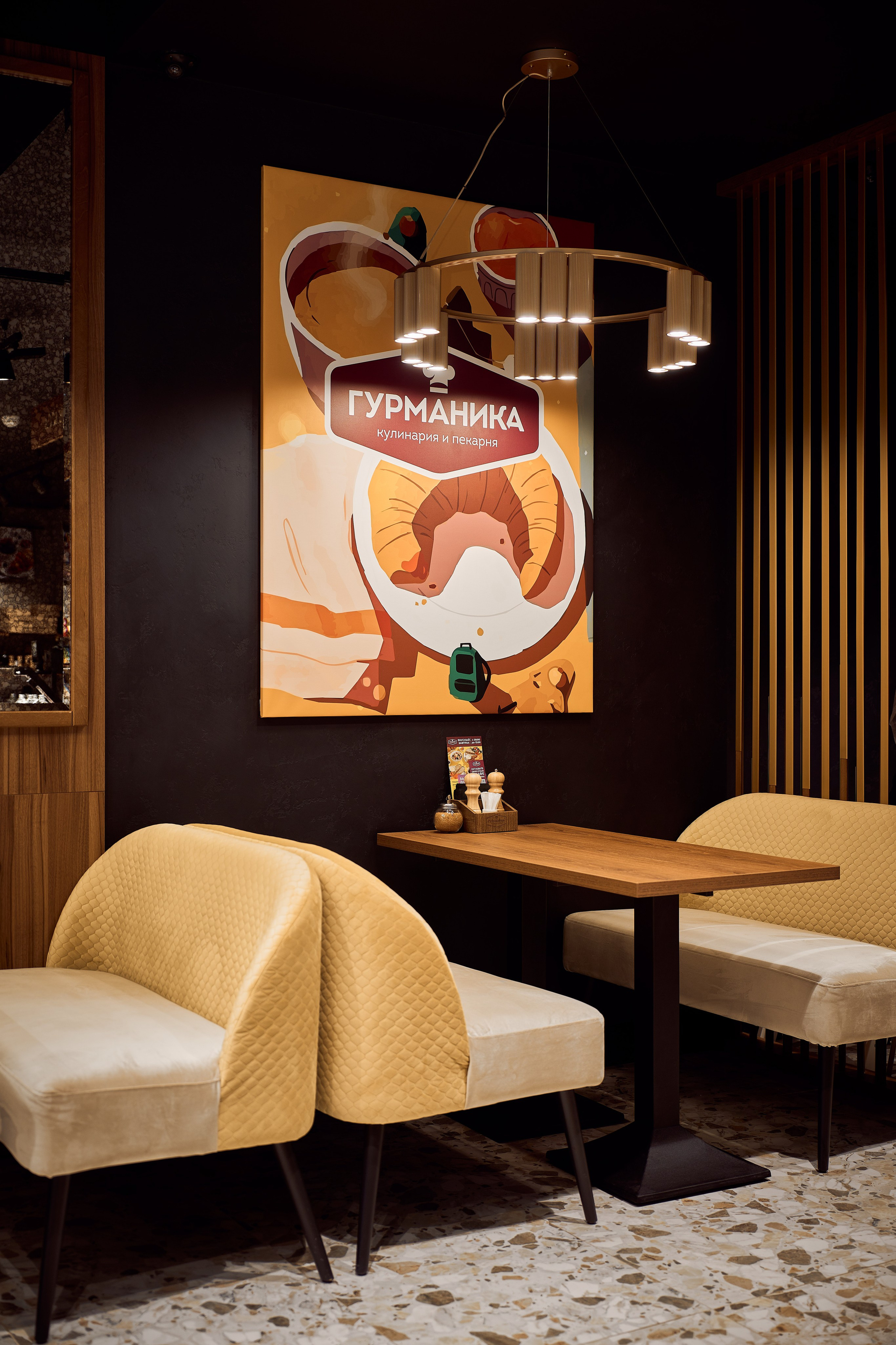 Кафе Гурманика на Бутырской (Бизнес съемка). Бояршинов Антон Интерьерный фотограф/видеограф Москва