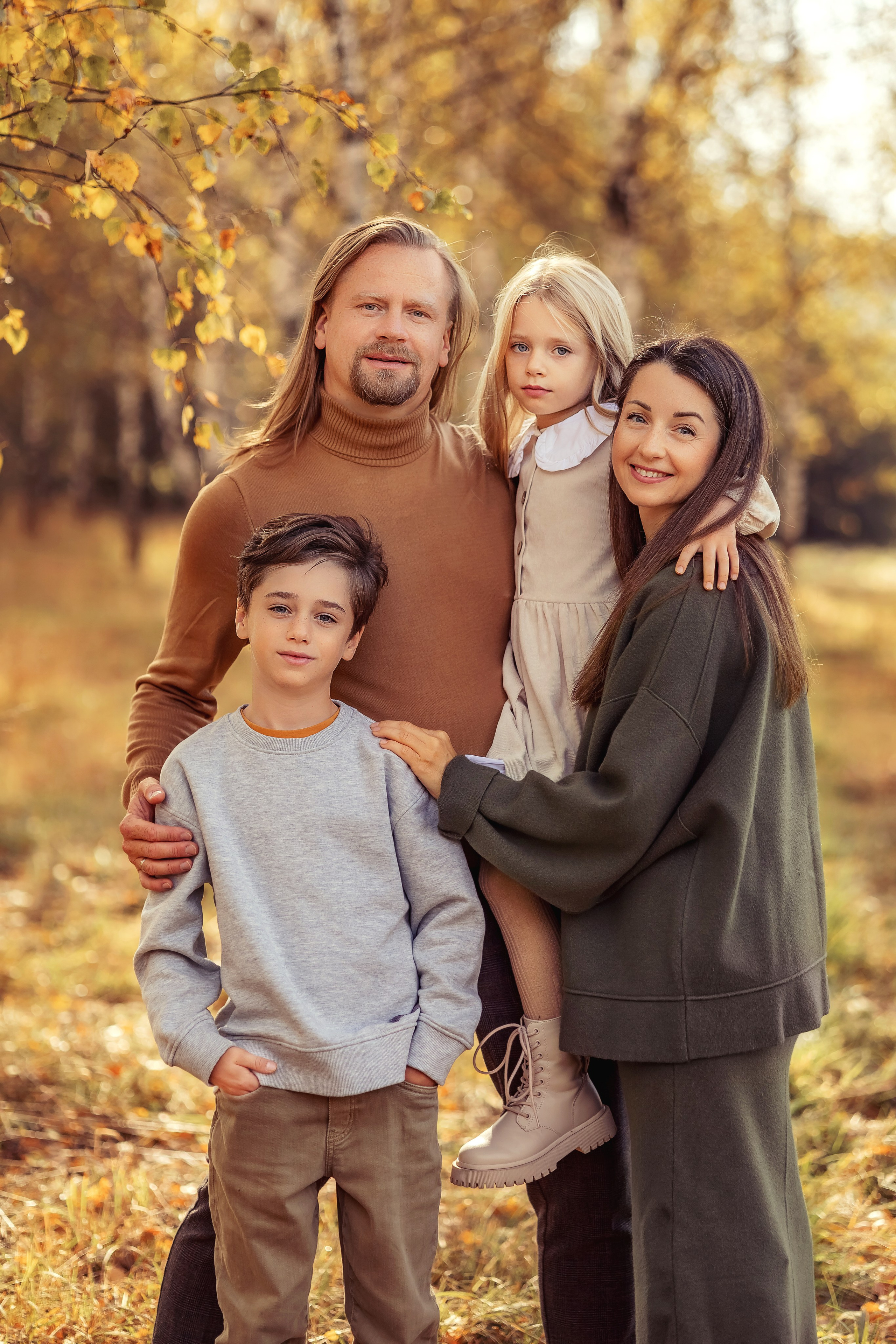 Семейная осенняя история. Семейный и детский фотограф в Москве Анна Чертополох