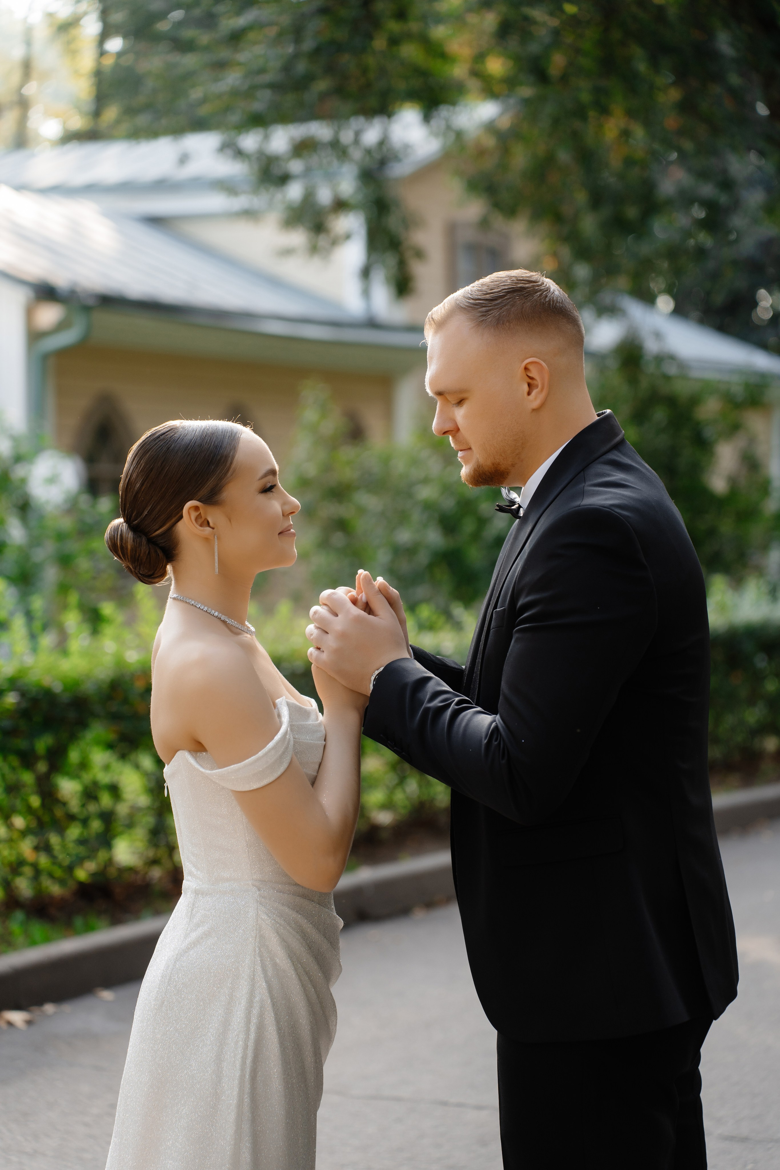 Свадебная фотосессия в парке Архангельское. Свадебный и семейный фотограф в Москве Светлана Зоткина