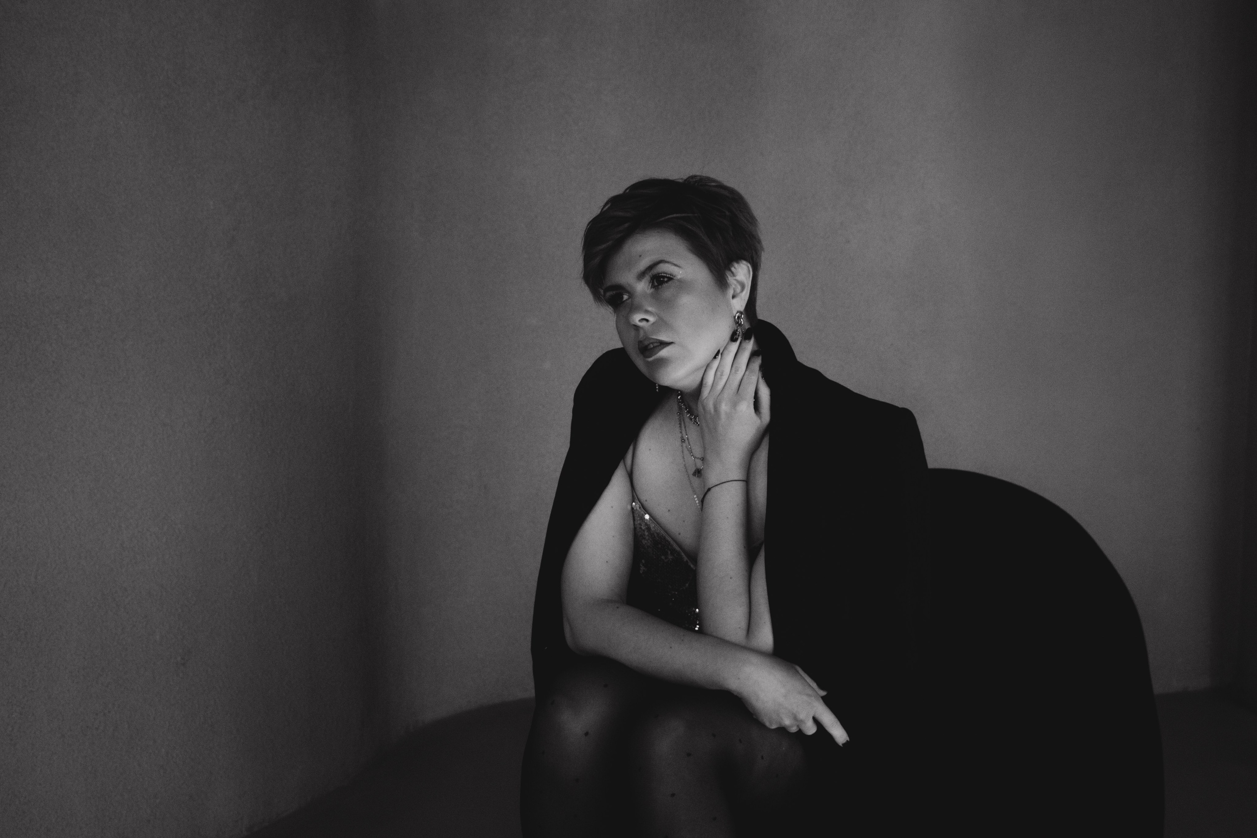 Анастасия. Портрет в студии. Новогодняя фотосессия Екатеринбург. Фотограф в Екатеринбурге Пойгина Елена