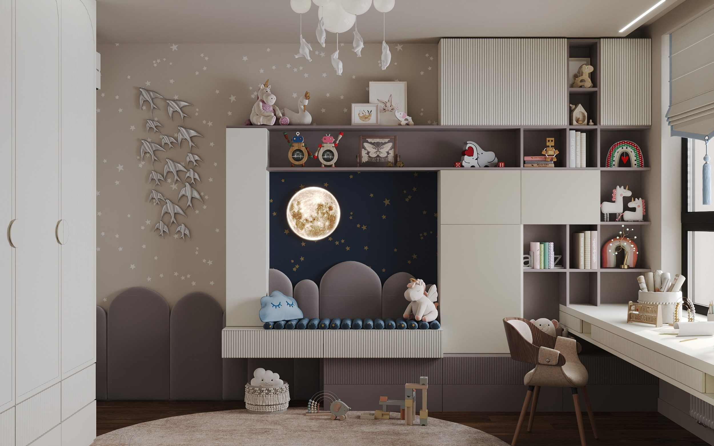 4-х комнатная квартира в Москве. Интерьерный 3Д Визуализатор Маргарита Оберемко