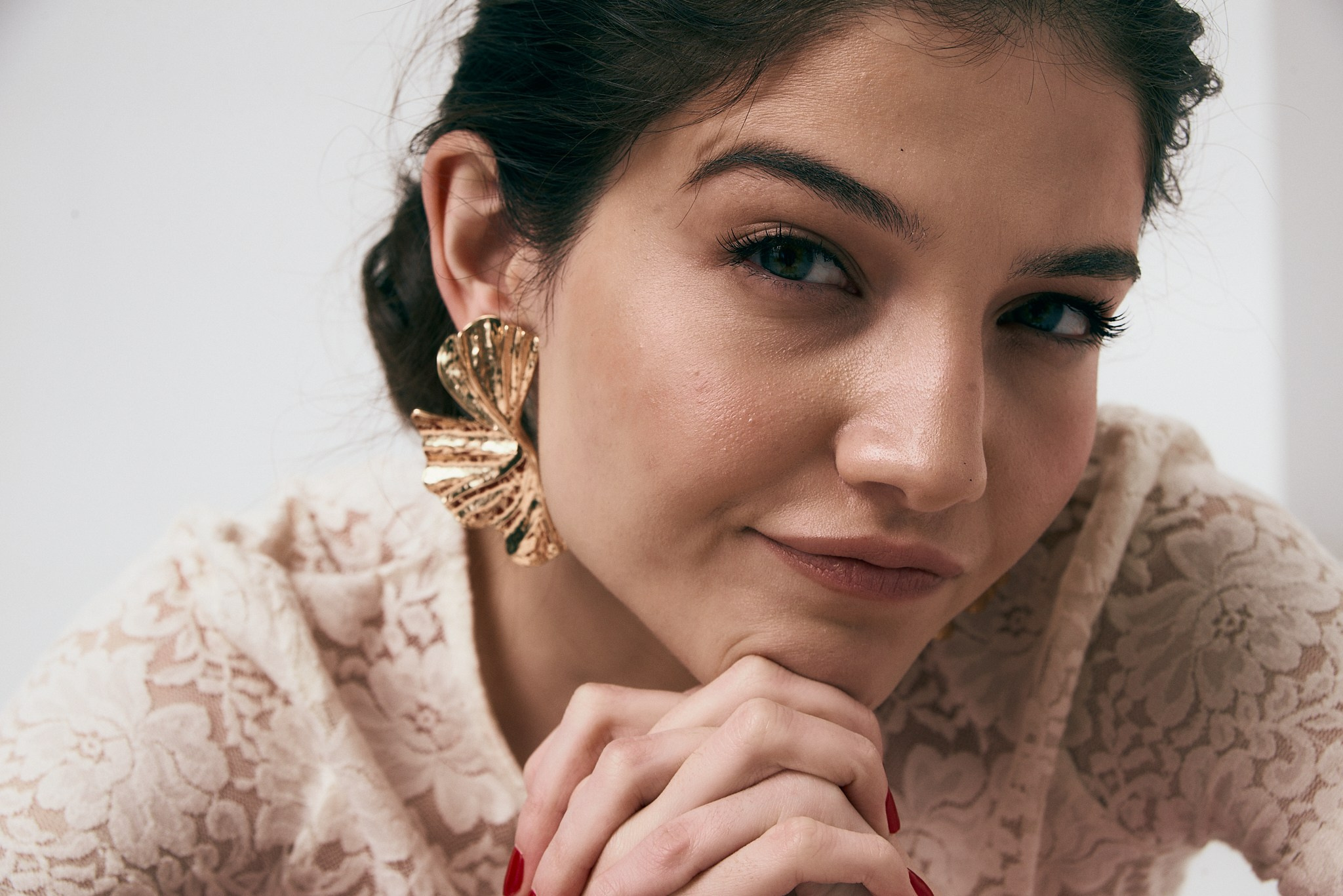 Визуал для салона красоты «Большое Красное Яблоко». Ксения Glossa. Портретный и репортажный фотограф в Самаре